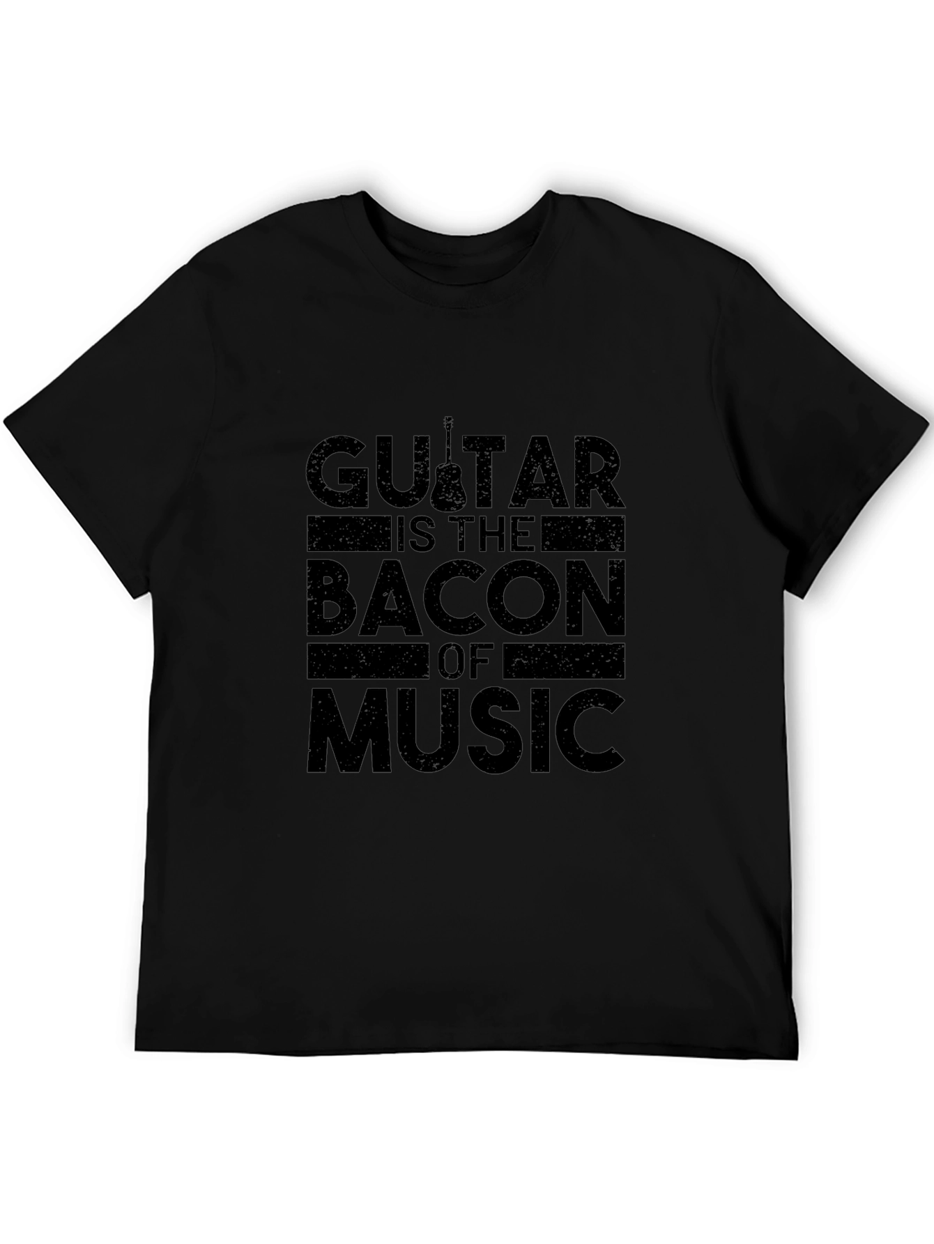 Guitar is the Bacon of Music Graphic T-Shirt