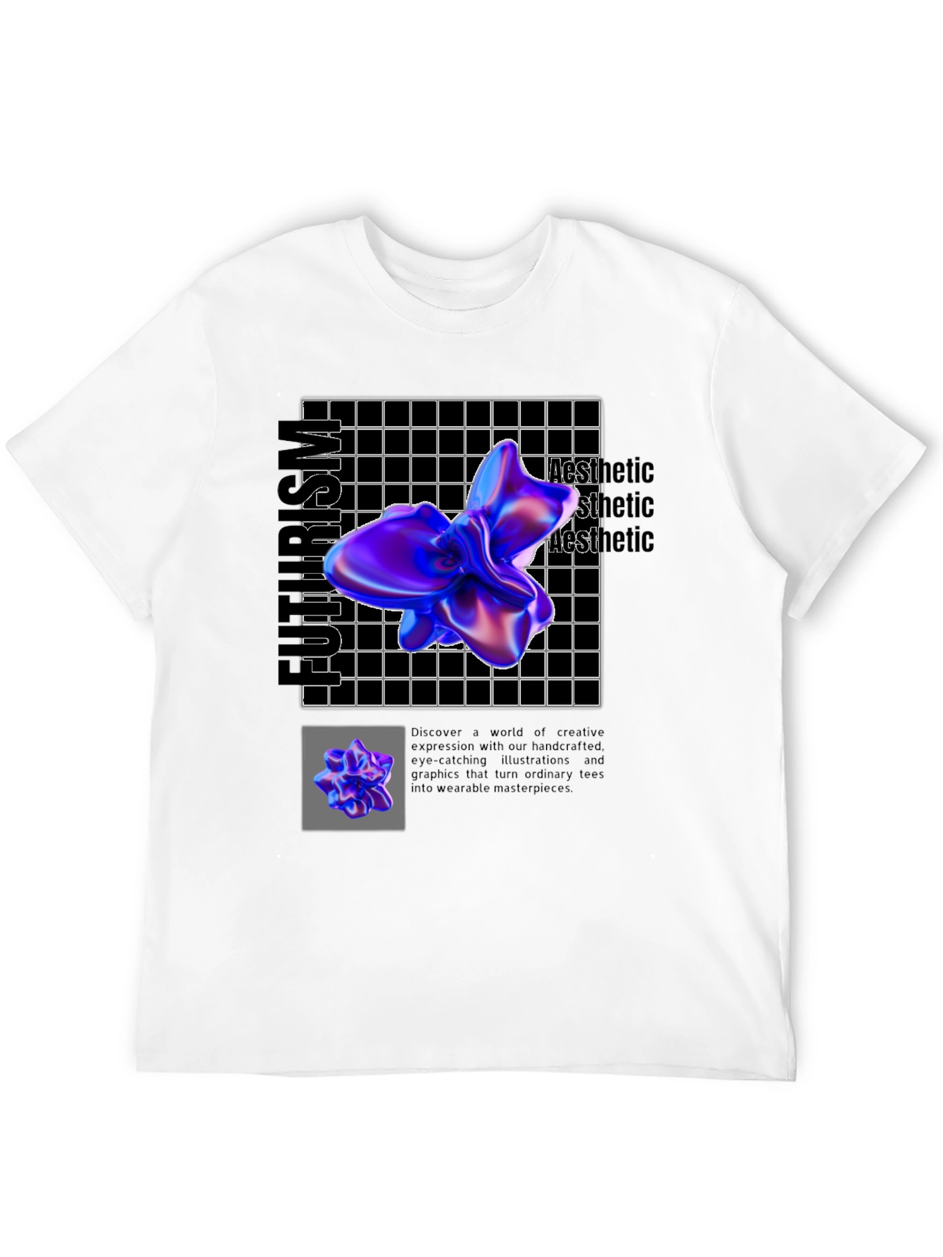 Futurism Aesthetic Graphic Tee - Unique Design