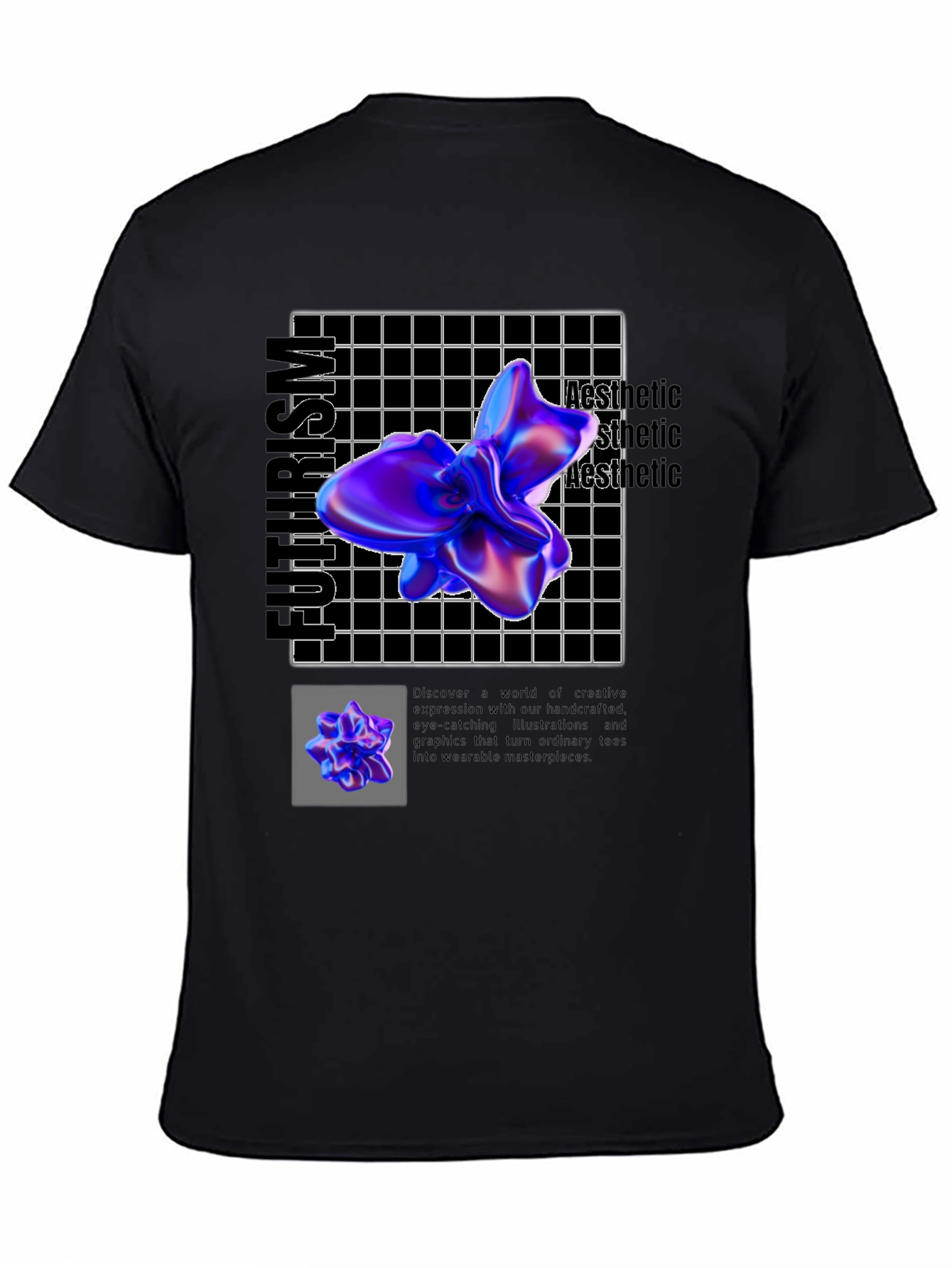 Futurism Aesthetic Graphic Tee - Unique Design