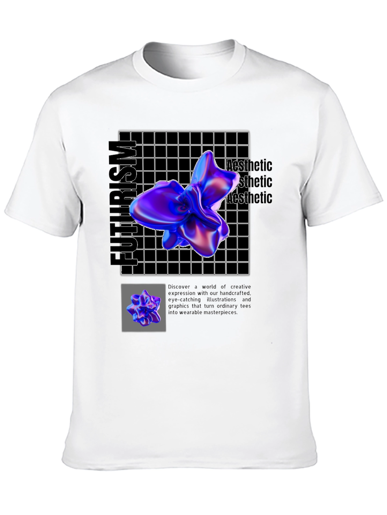 Futurism Aesthetic Graphic Tee - Unique Design