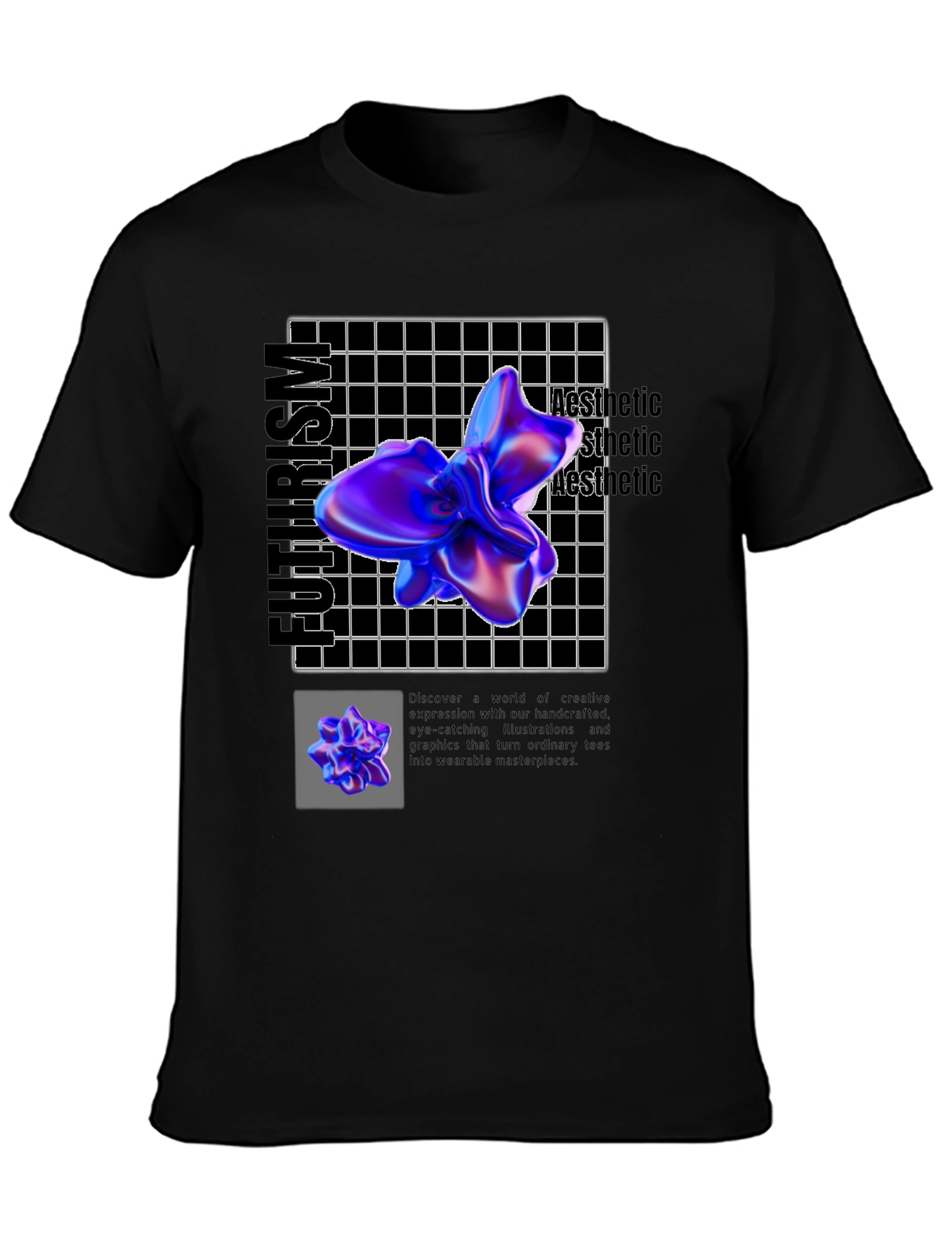 Futurism Aesthetic Graphic Tee - Unique Design