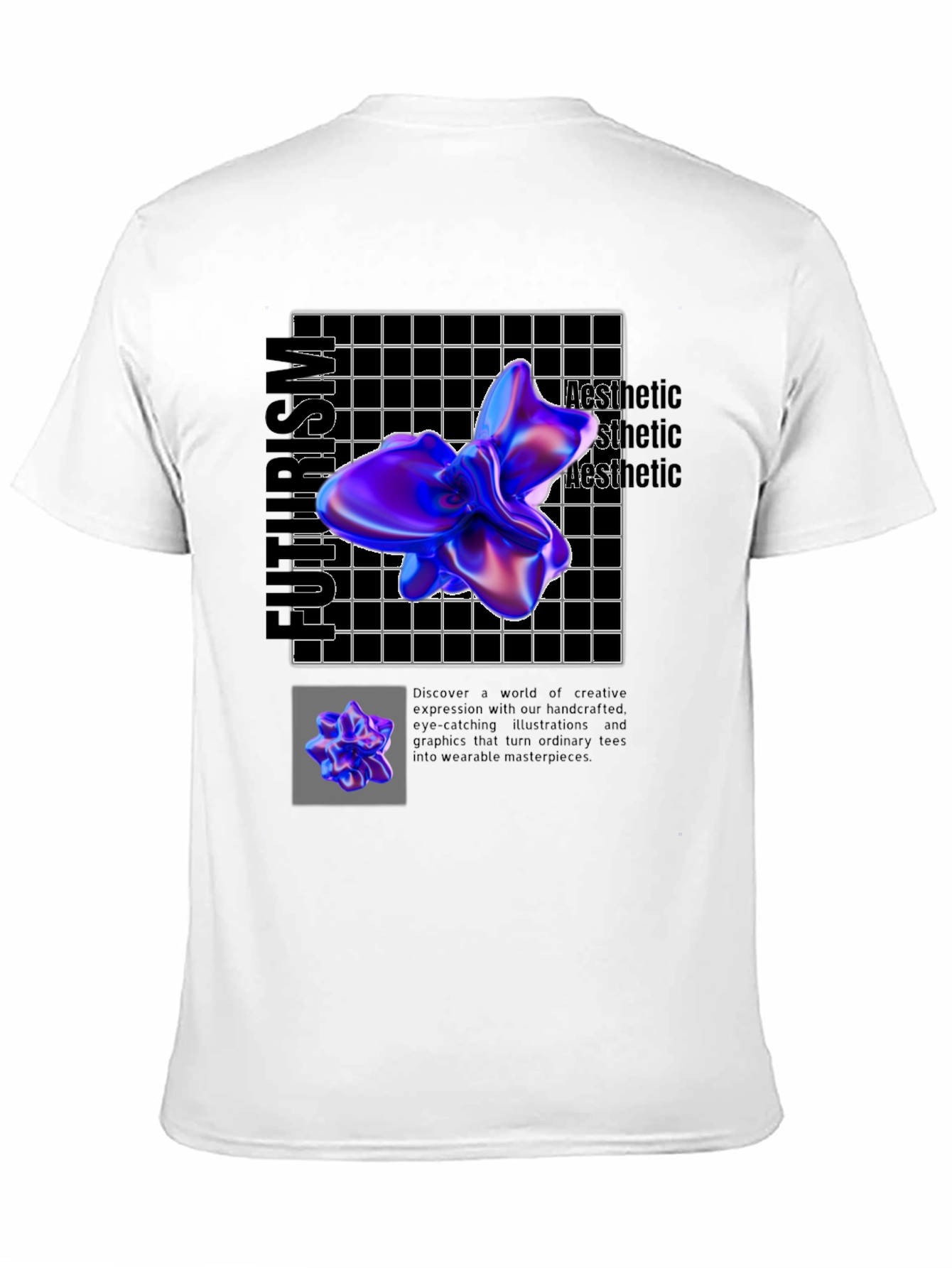 Futurism Aesthetic Graphic Tee - Unique Design