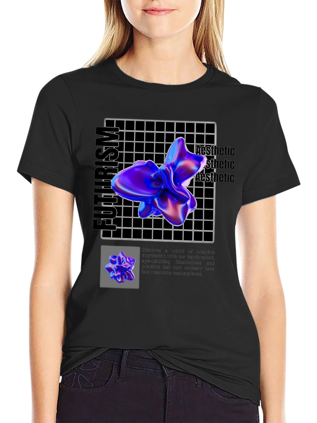Futurism Aesthetic Graphic Tee - Unique Design