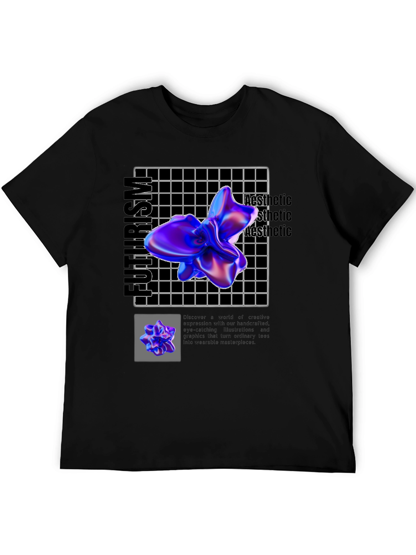 Futurism Aesthetic Graphic Tee - Unique Design