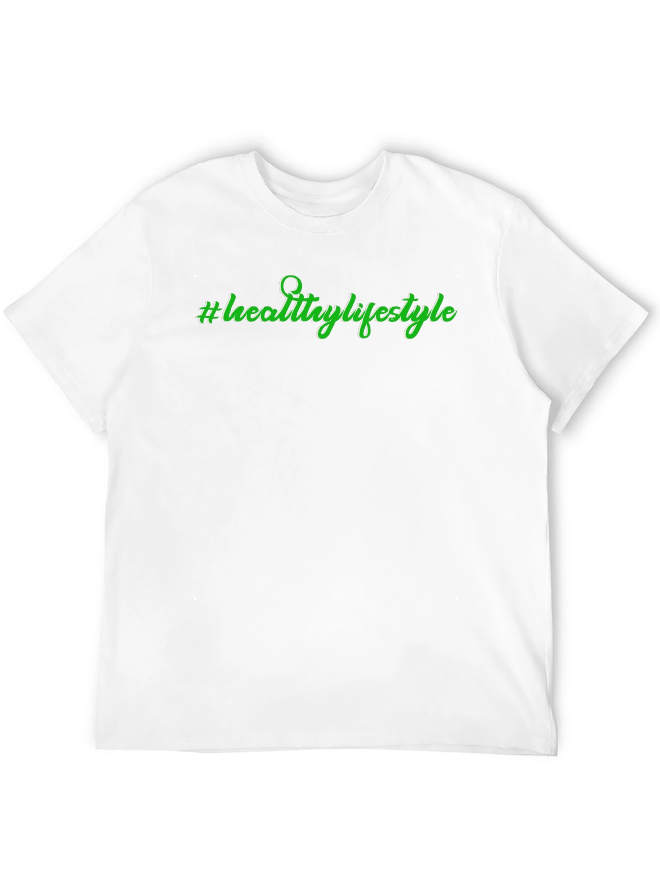 Healthy Lifestyle T-Shirt - Black Casual Tee