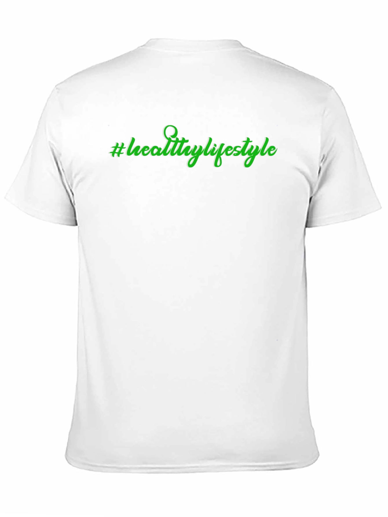 Healthy Lifestyle T-Shirt - Black Casual Tee