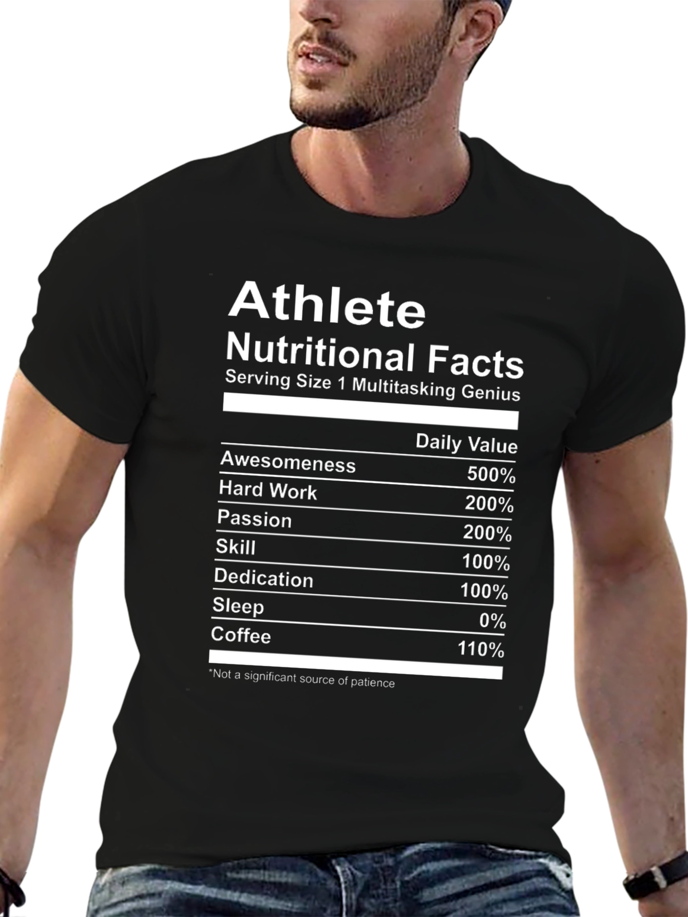 Athlete Nutritional Facts T-Shirt