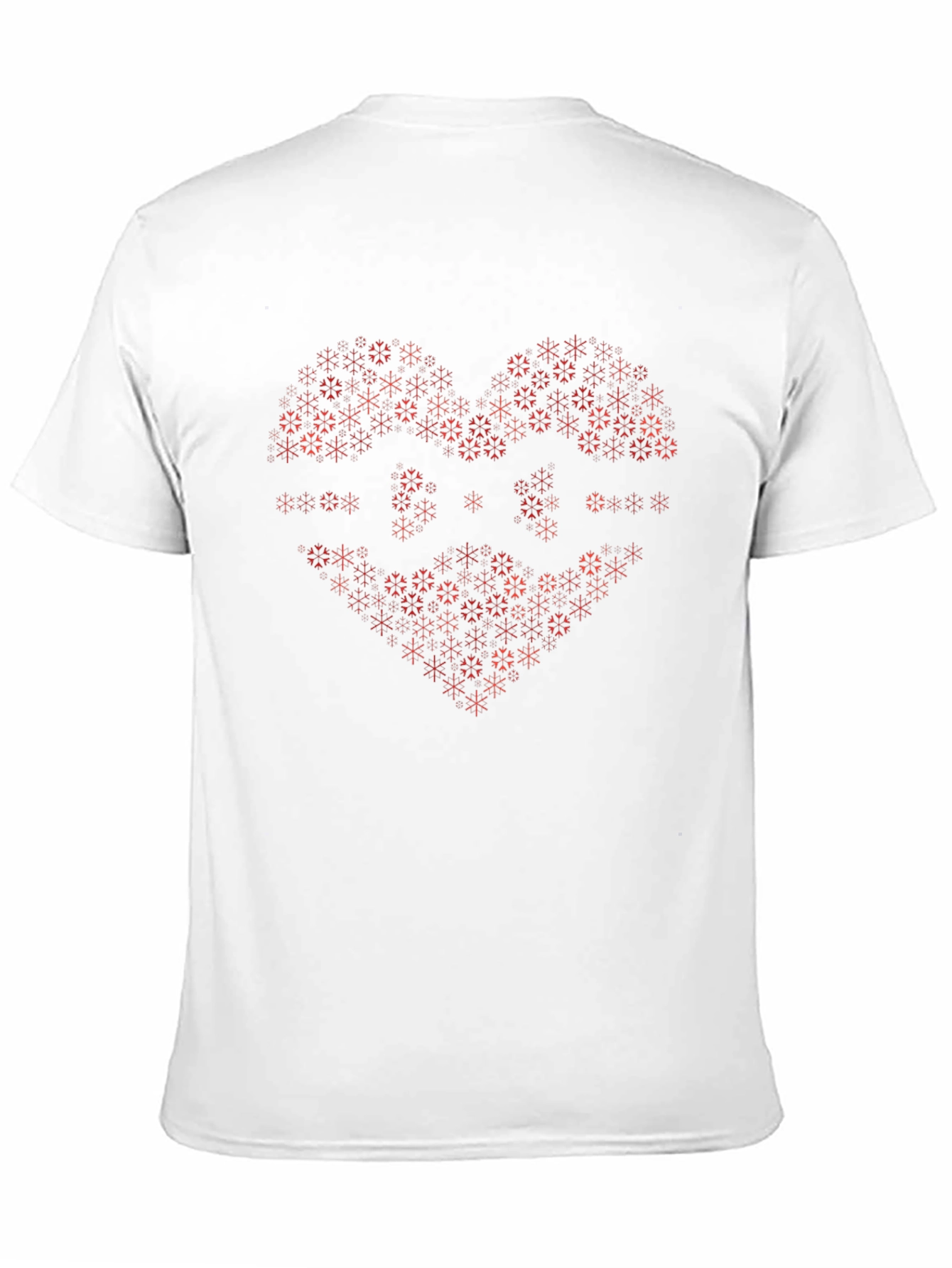 Geometric Heart Graphic Tee - Black