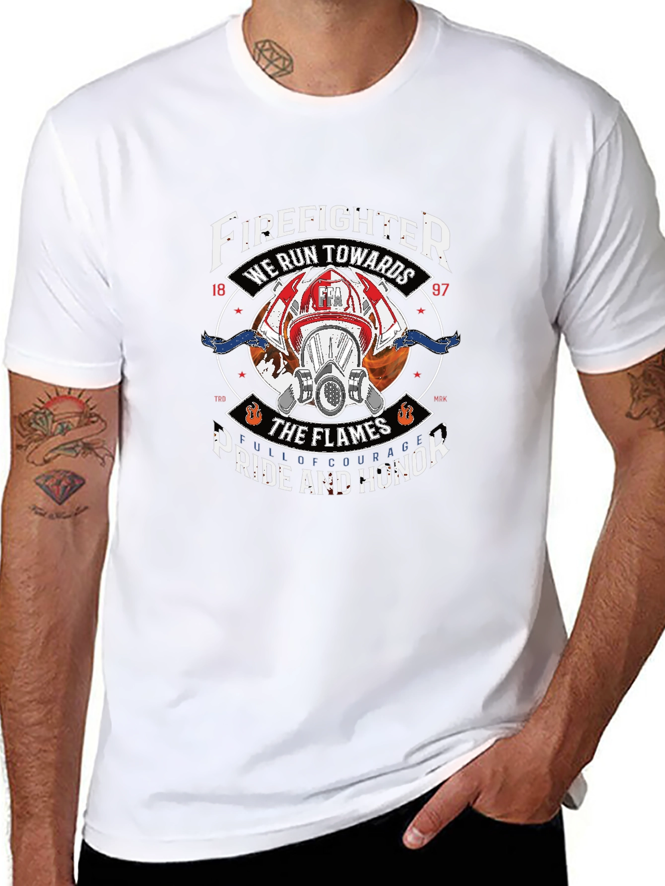 Firefighter Pride and Honor T-Shirt