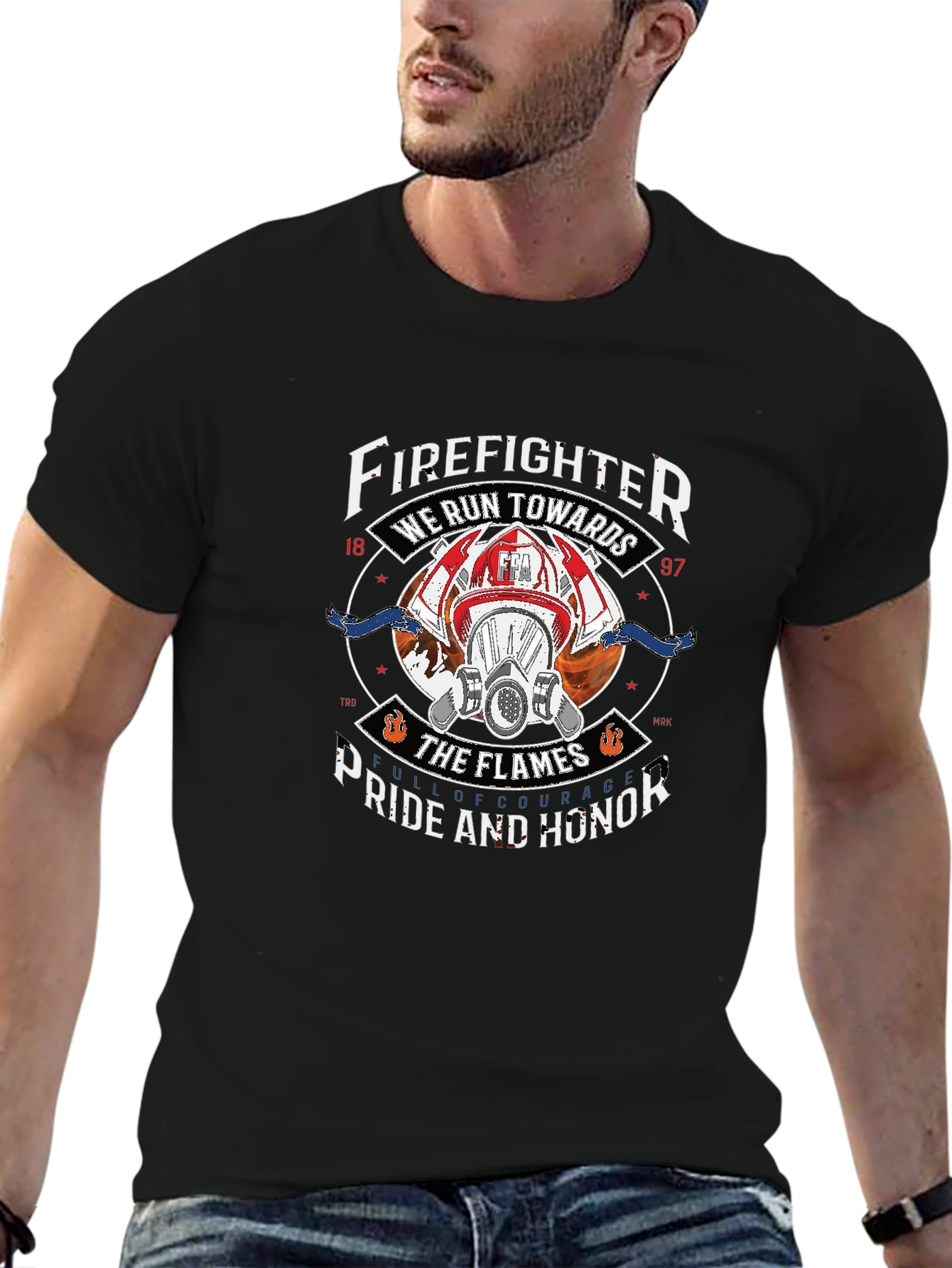 Firefighter Pride and Honor T-Shirt