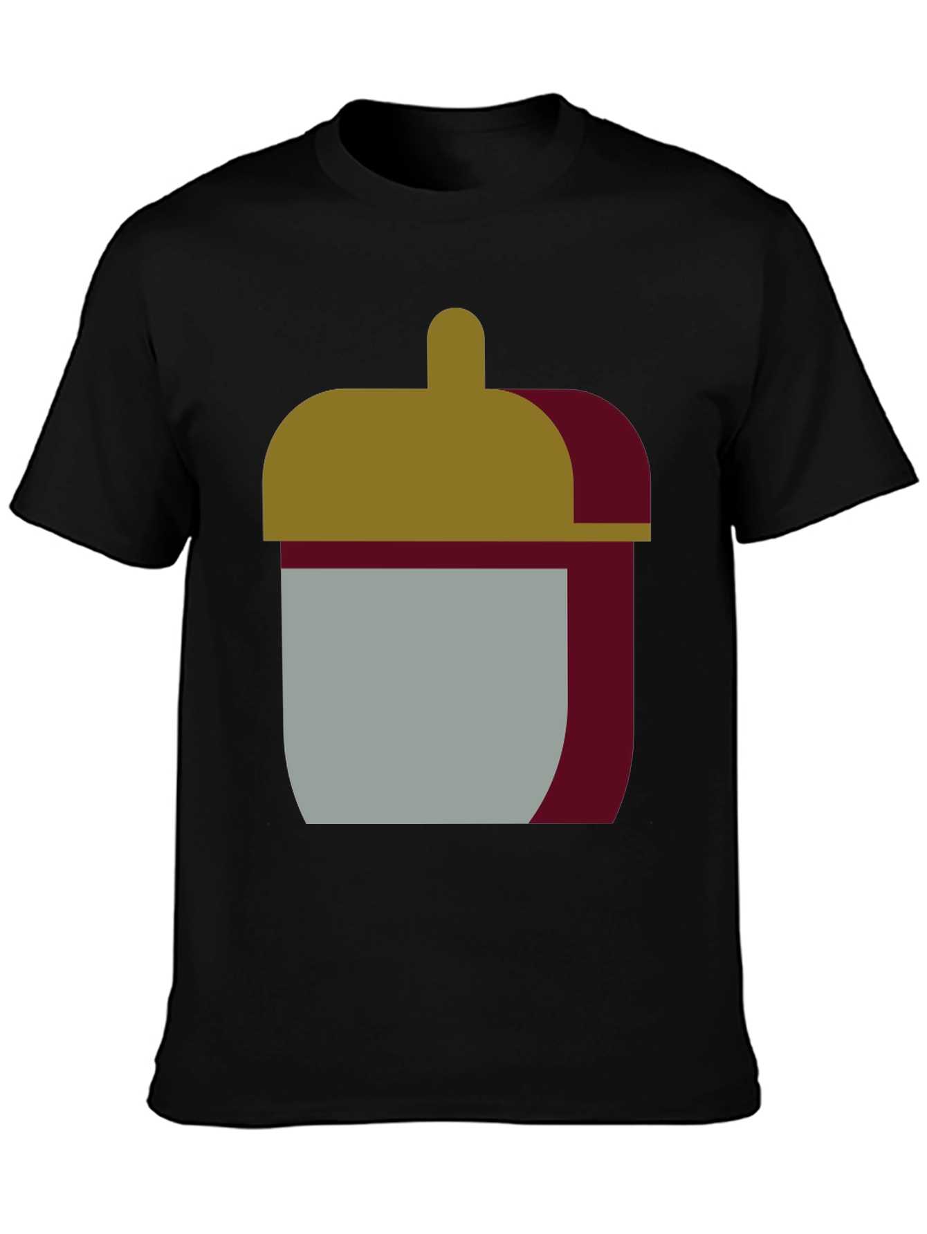 Abstract Jar Graphic Tee - Stylish Comfort