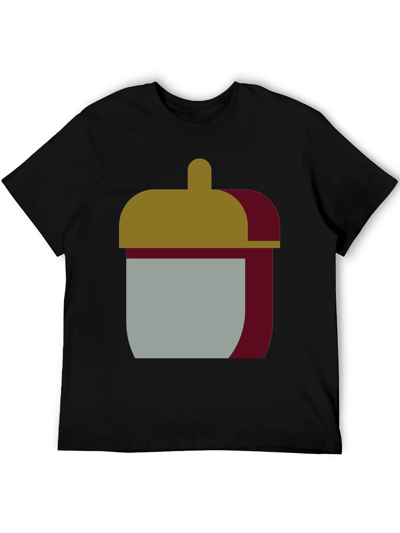 Abstract Jar Graphic Tee - Stylish Comfort