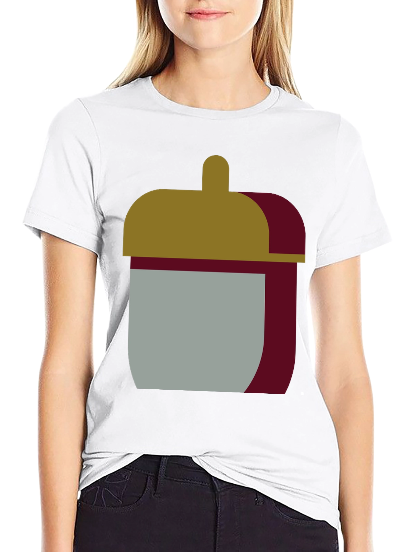 Abstract Jar Graphic Tee - Stylish Comfort