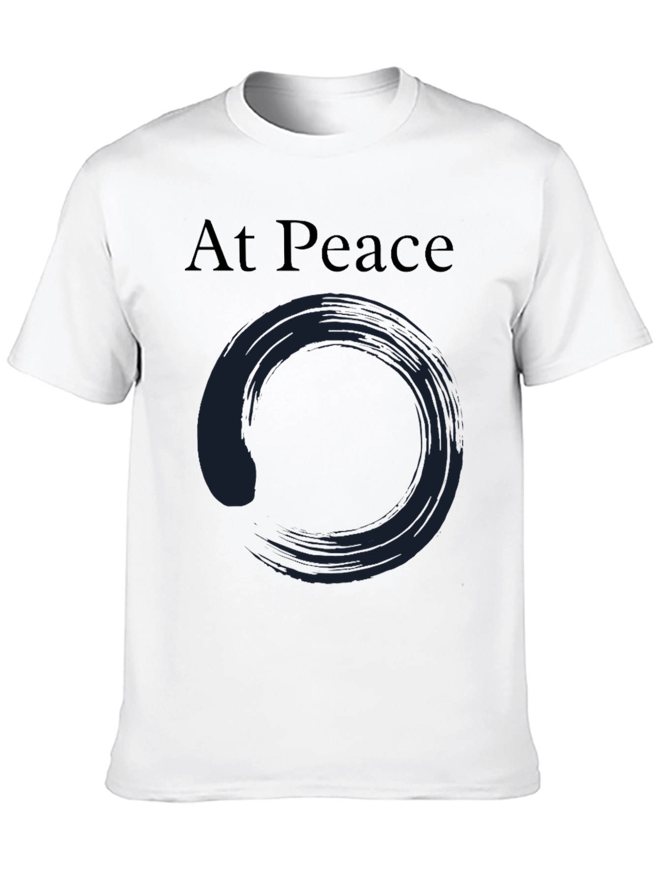 At Peace Zen Circle Graphic Tee - Relaxed Fit