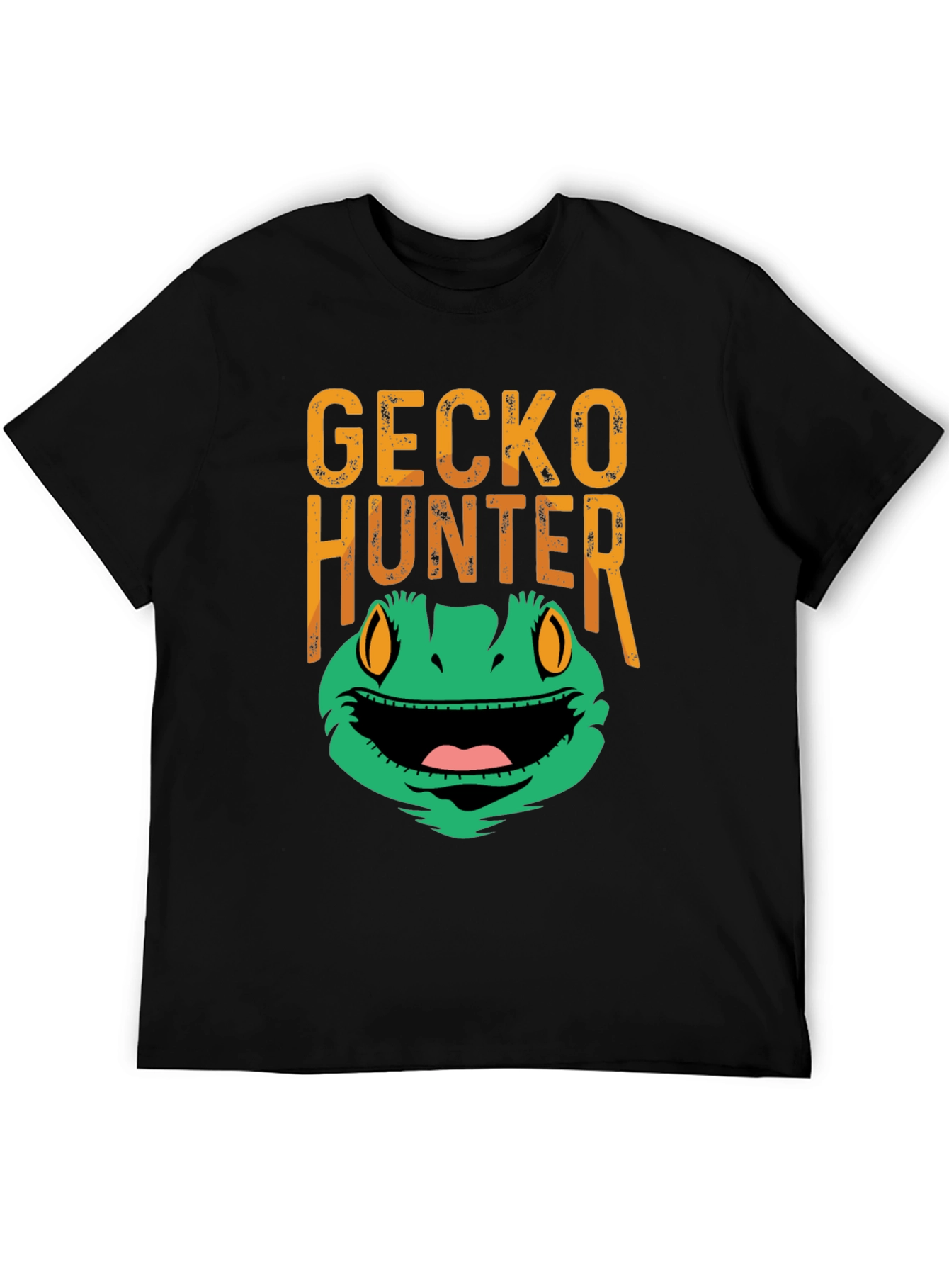 Gecko Hunter Funny Graphic Tee