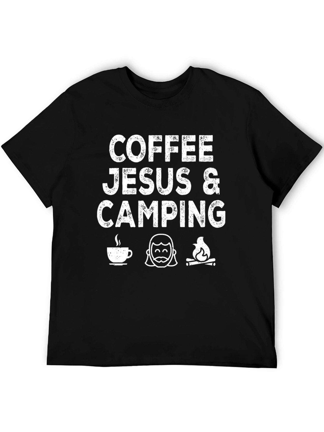 Coffee Jesus & Camping Graphic Tee