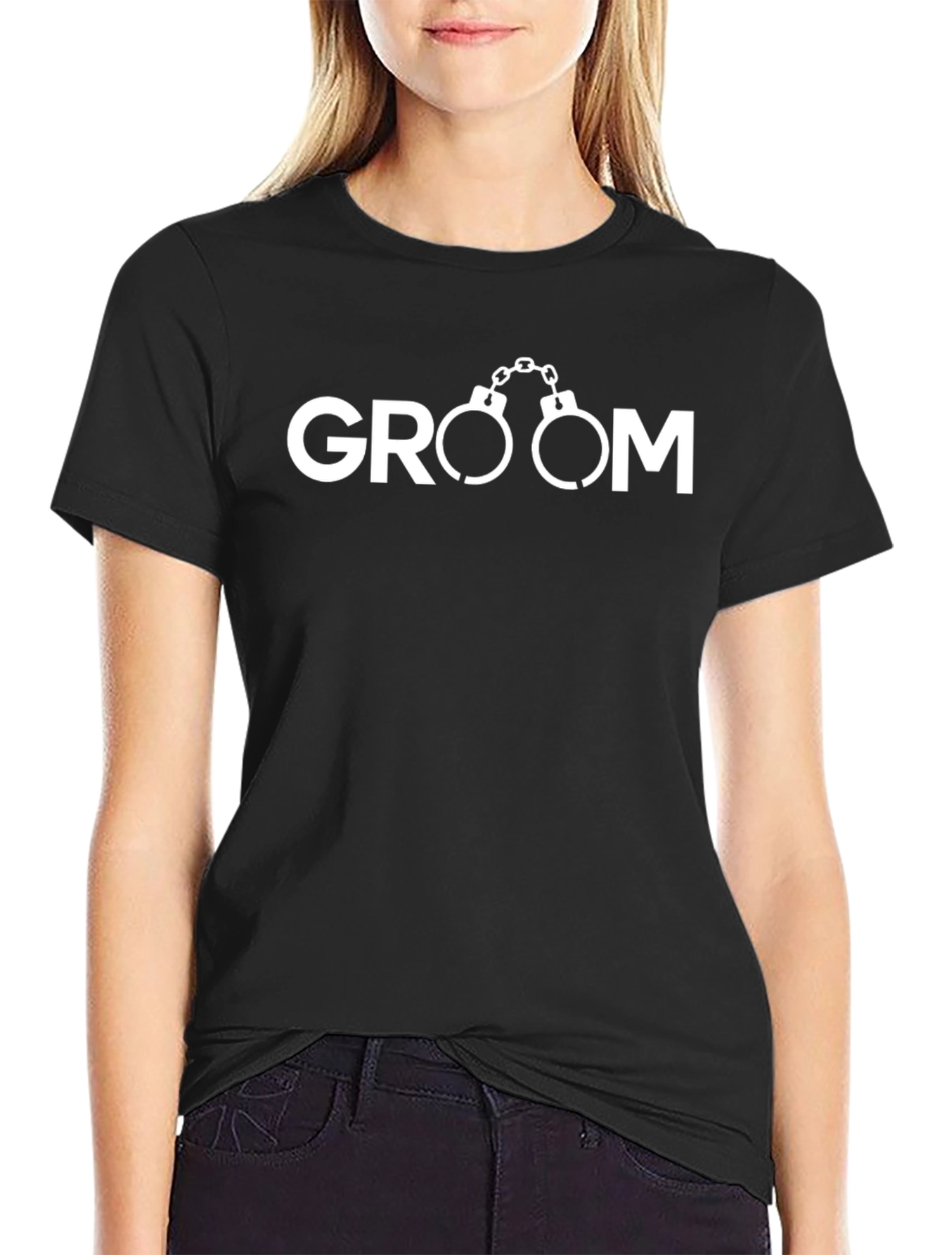 Groom Handcuff T-Shirt Bachelor Party
