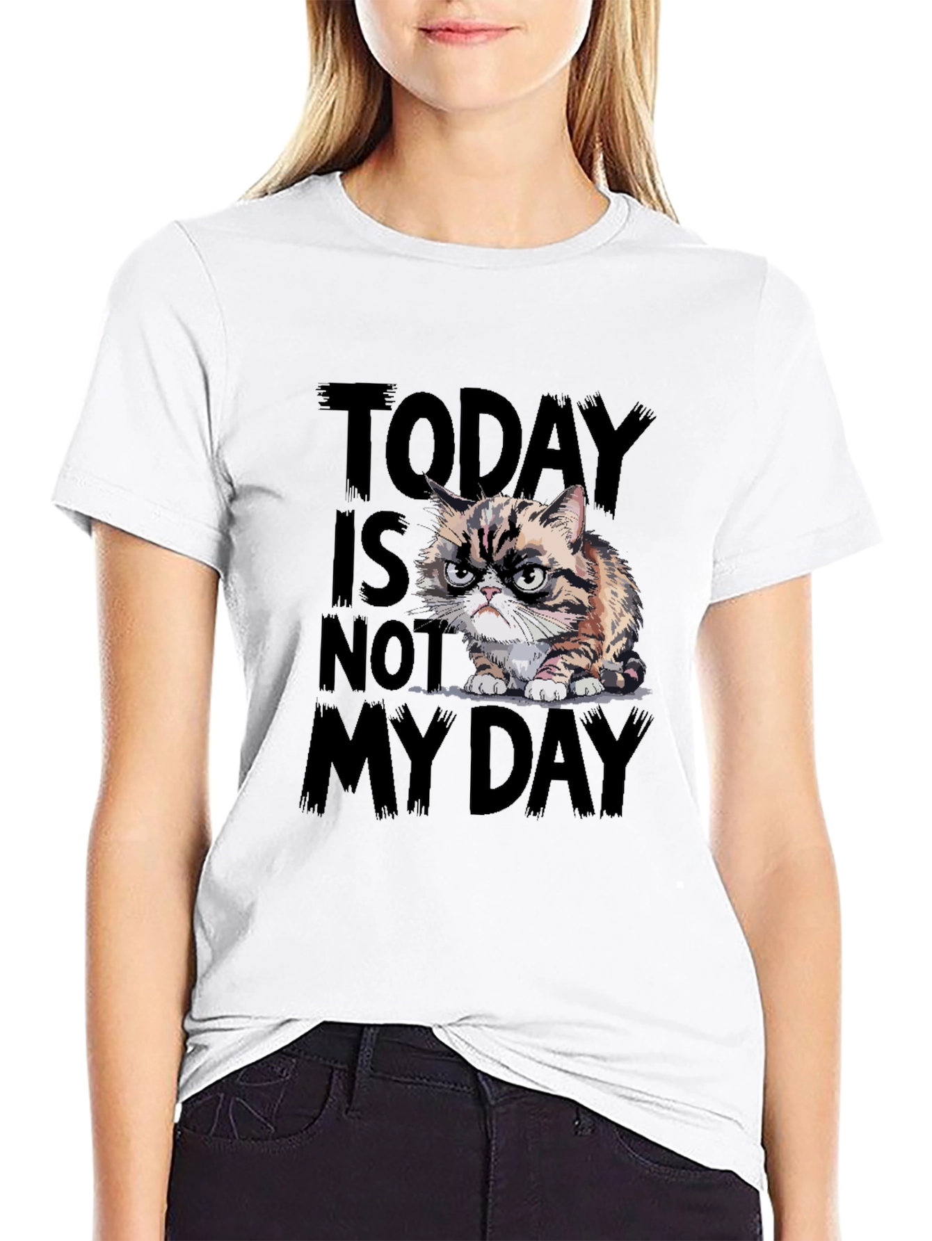 Grumpy Cat T-Shirt - Today Is Not My Day