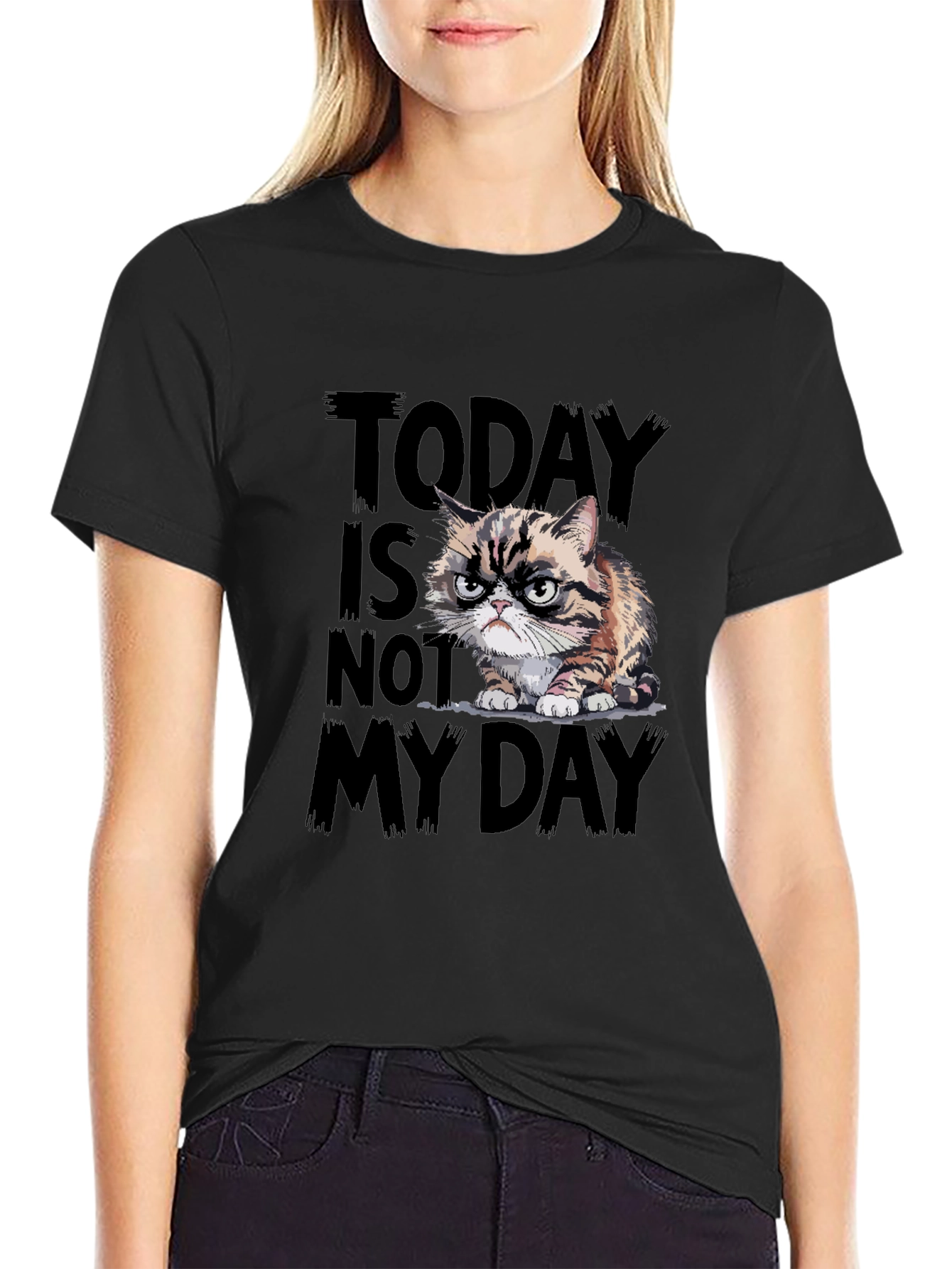 Grumpy Cat T-Shirt - Today Is Not My Day