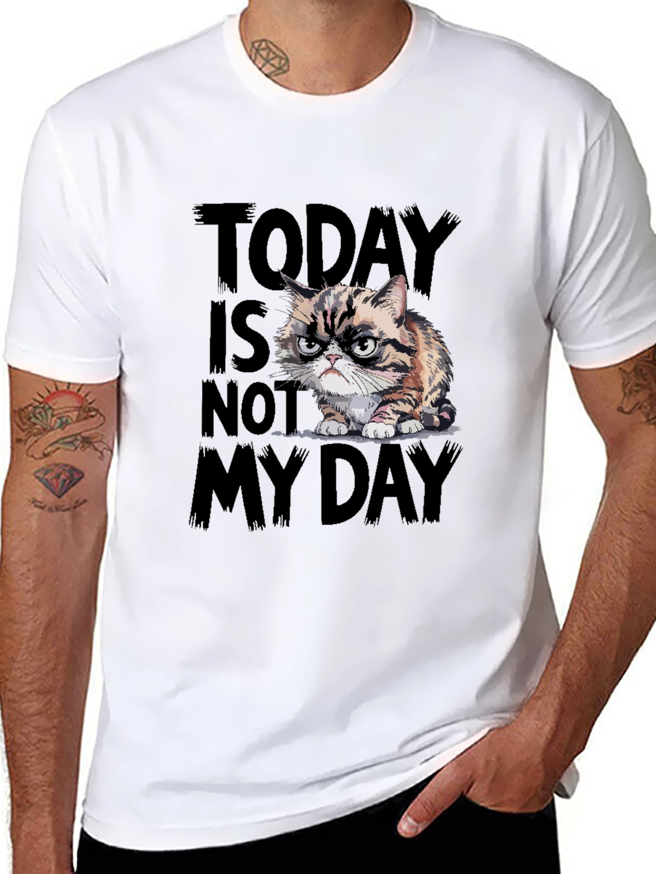 Grumpy Cat T-Shirt - Today Is Not My Day