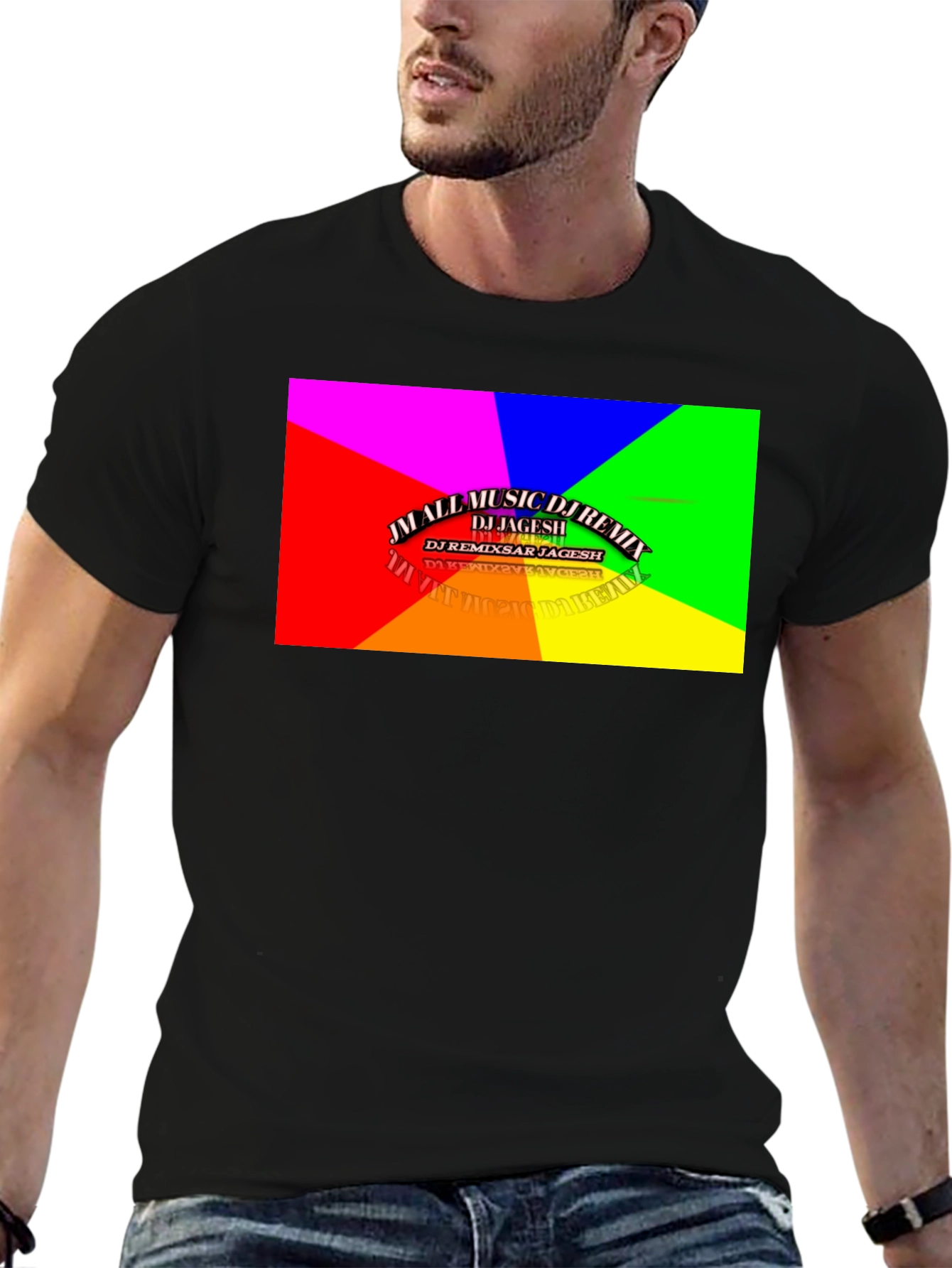 All Music DJ Remix T-Shirt - Black