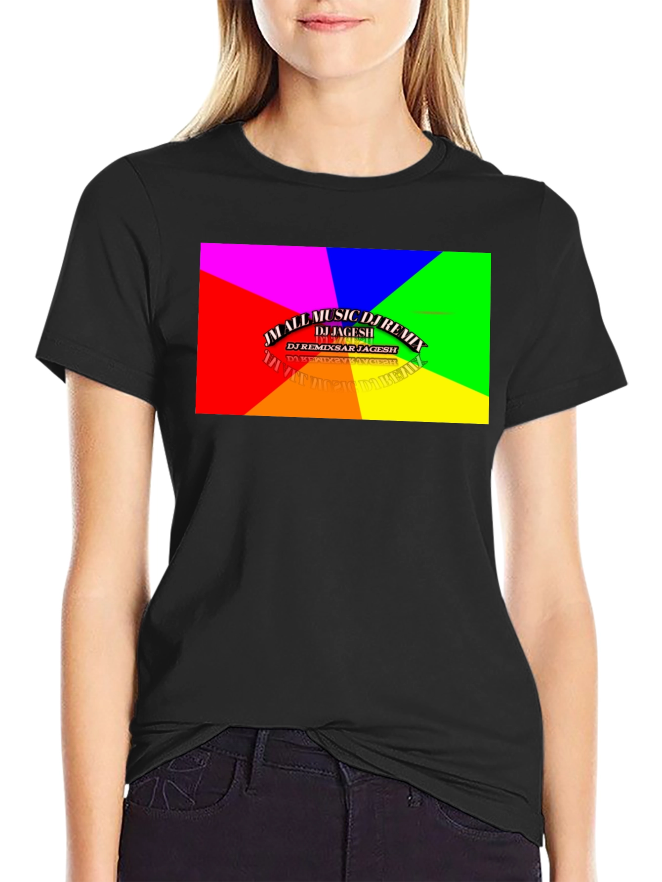 All Music DJ Remix T-Shirt - Black