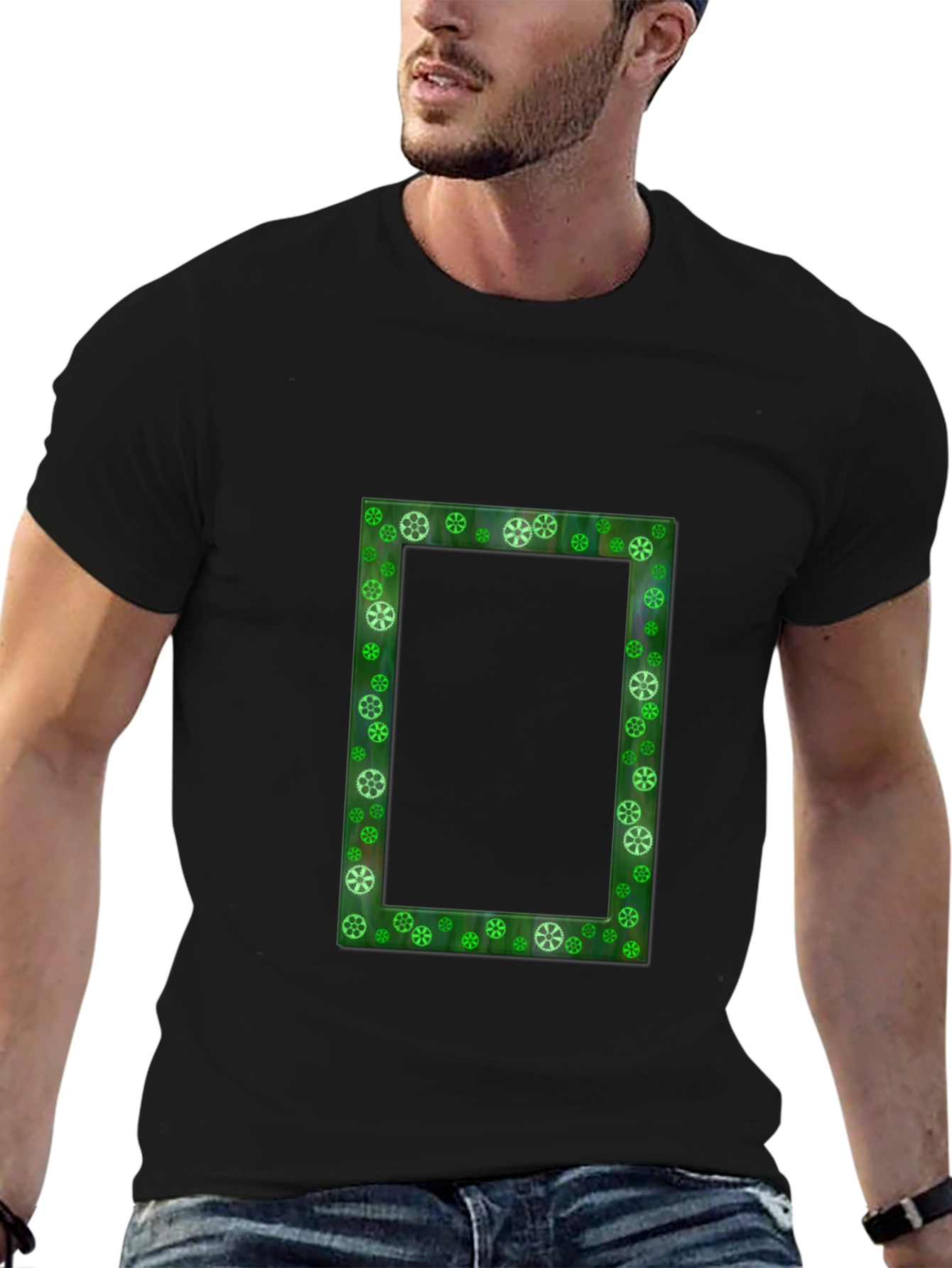Green Frame T-Shirt