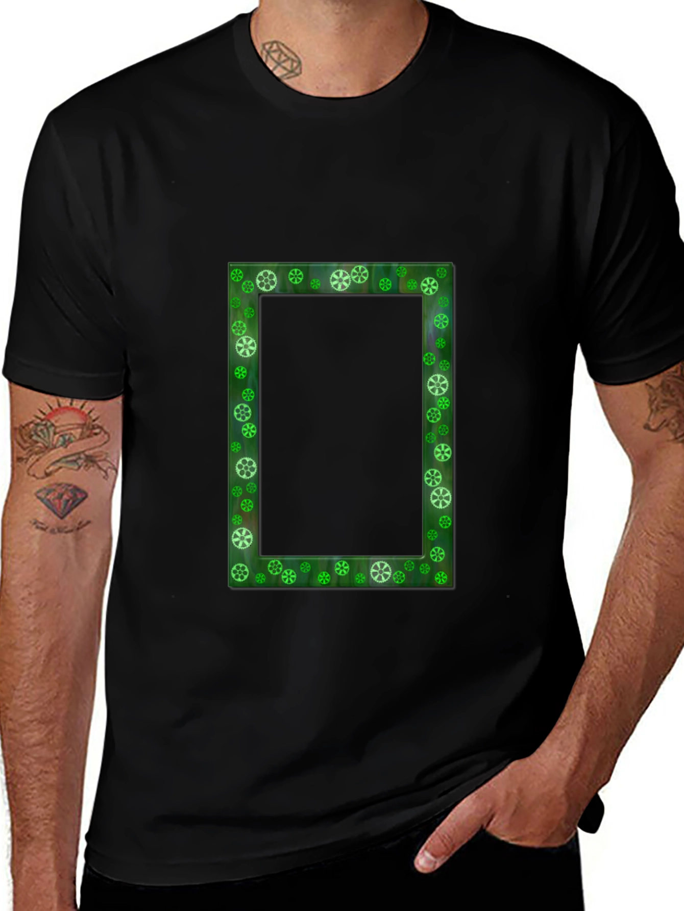 Green Frame T-Shirt
