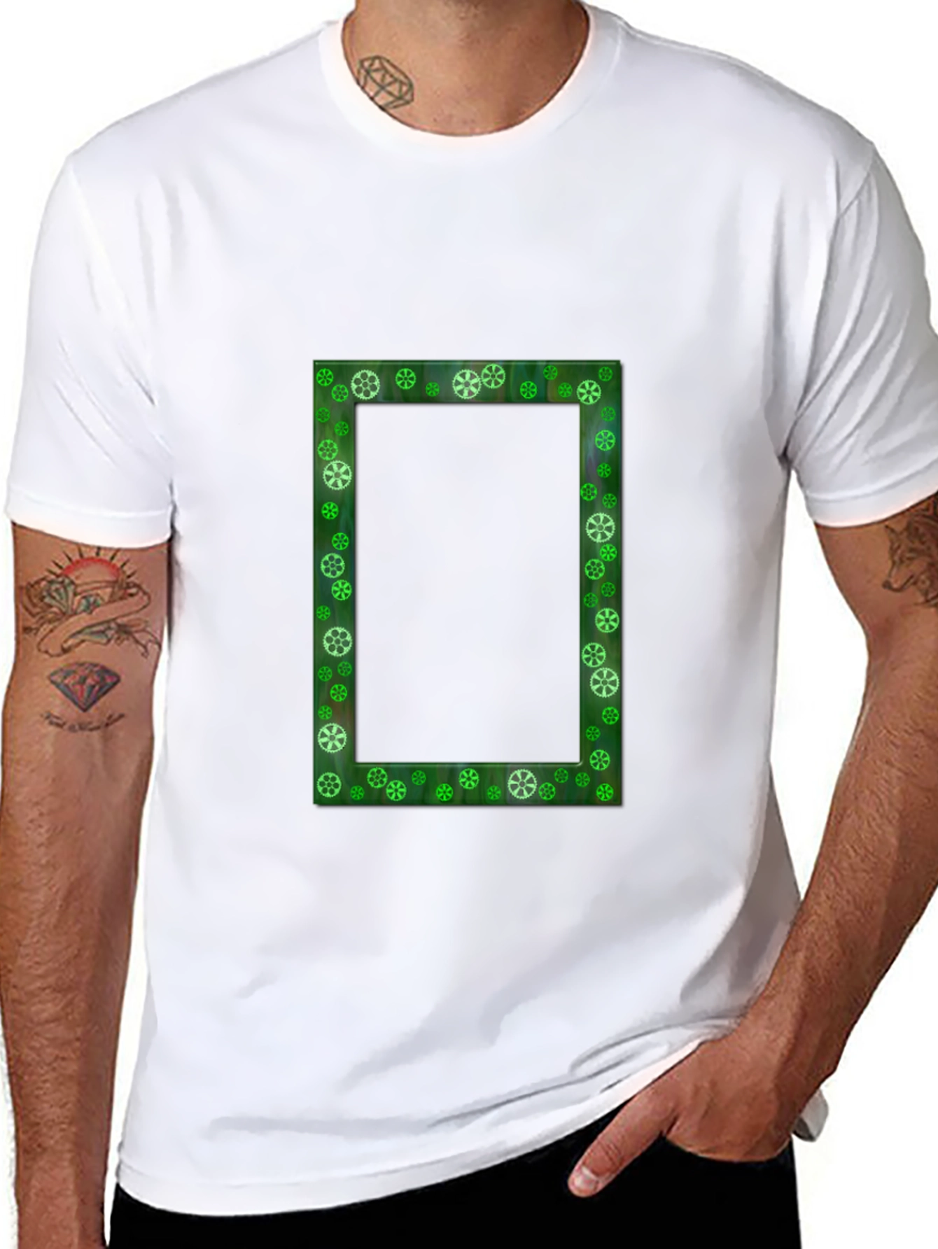 Green Frame T-Shirt