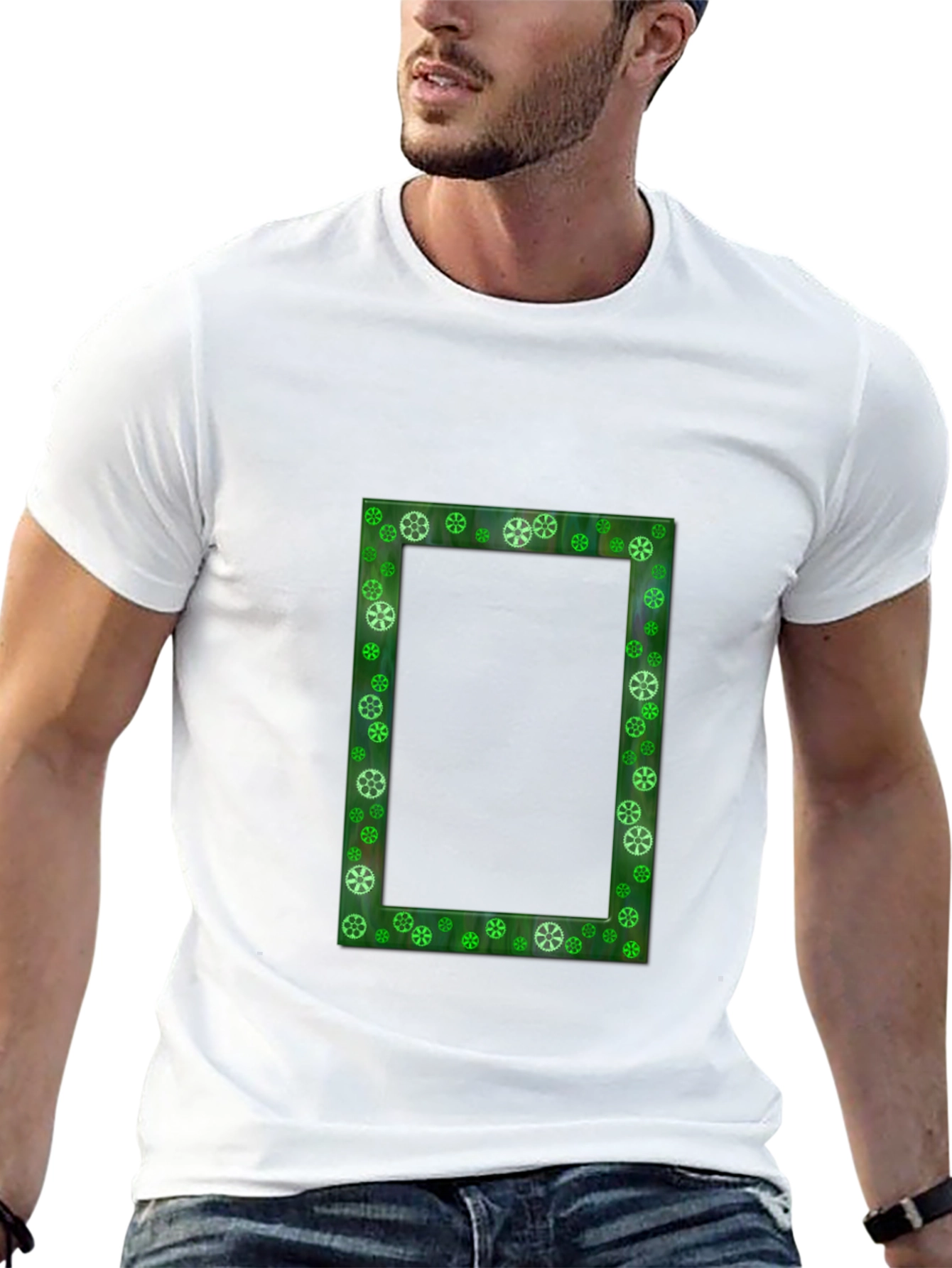 Green Frame T-Shirt