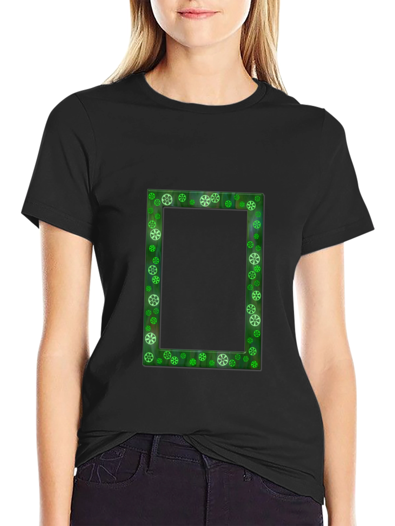Green Frame T-Shirt