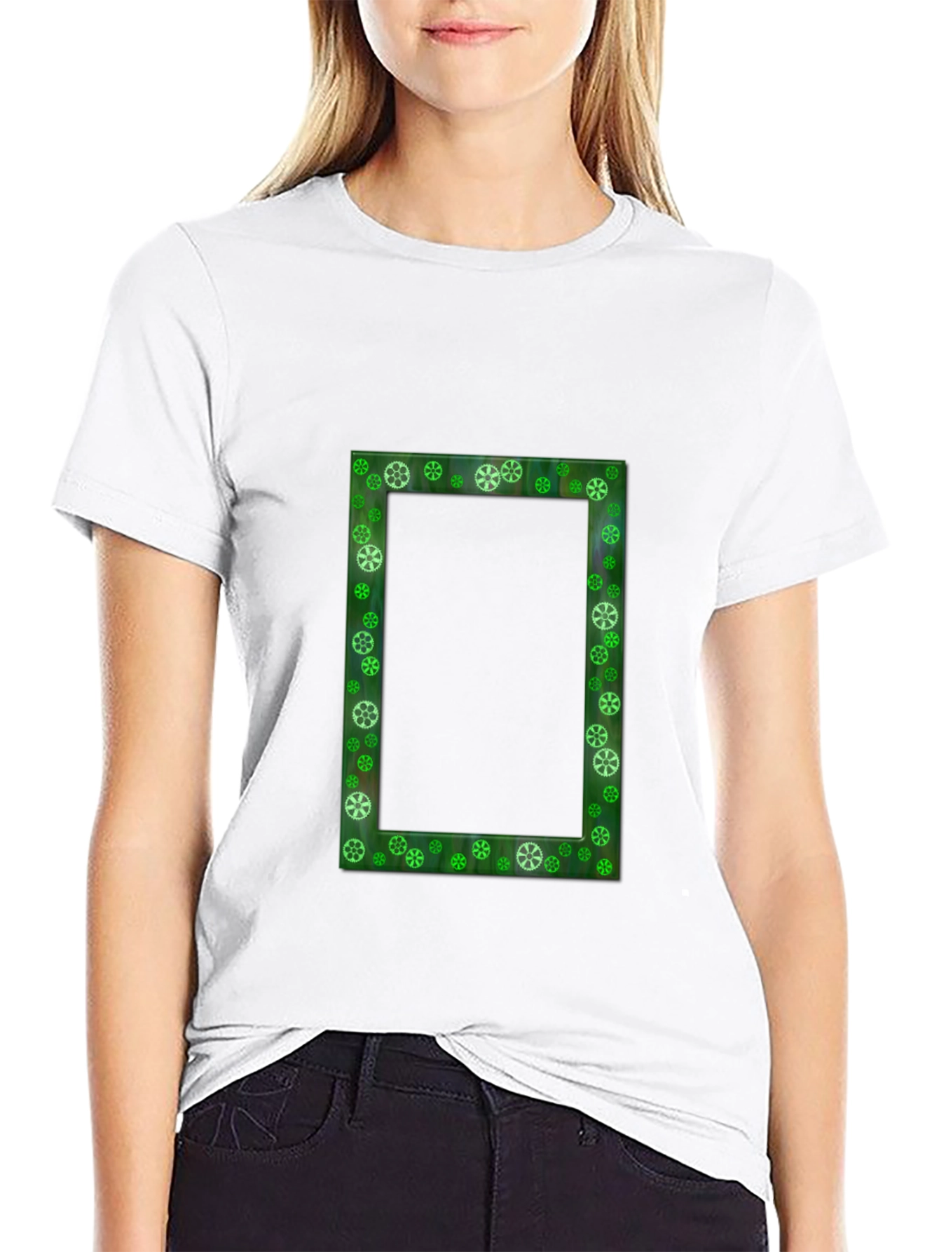Green Frame T-Shirt