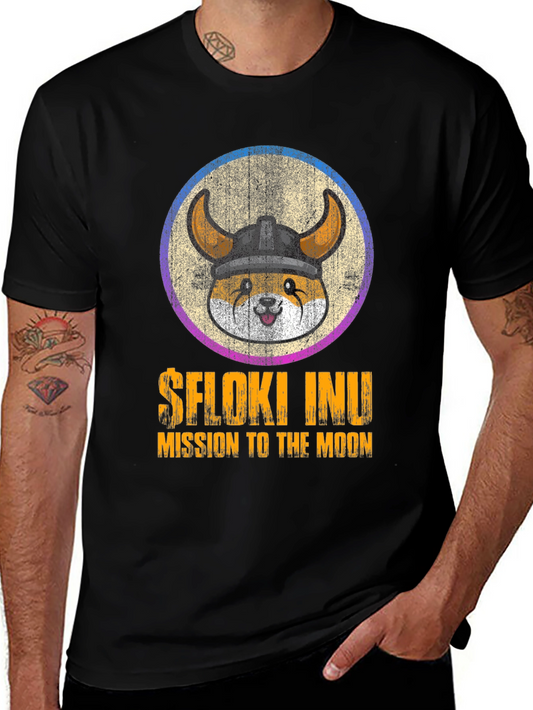 $Floki Inu Mission to the Moon Graphic T-Shirt