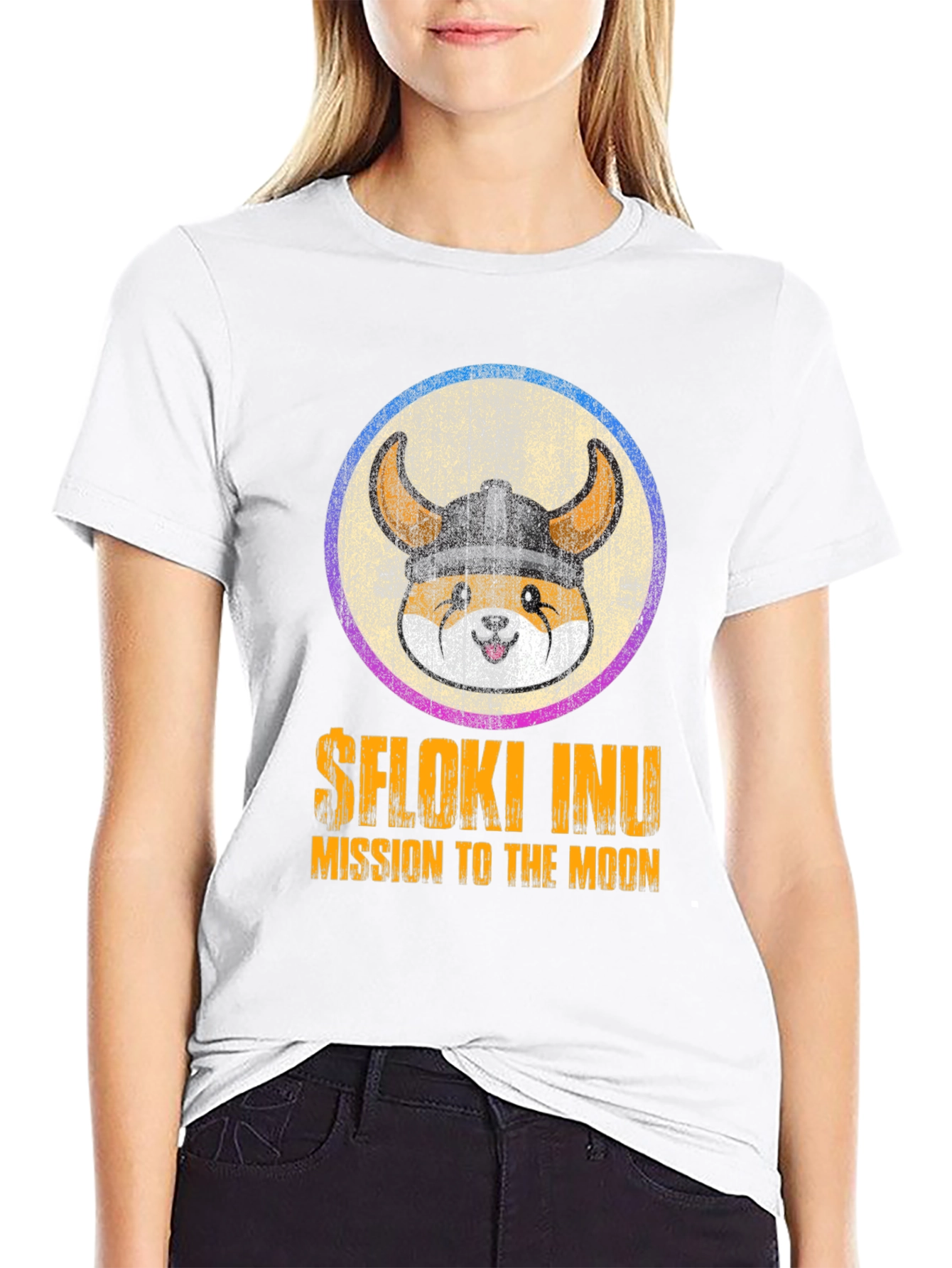 $Floki Inu Mission to the Moon Graphic T-Shirt