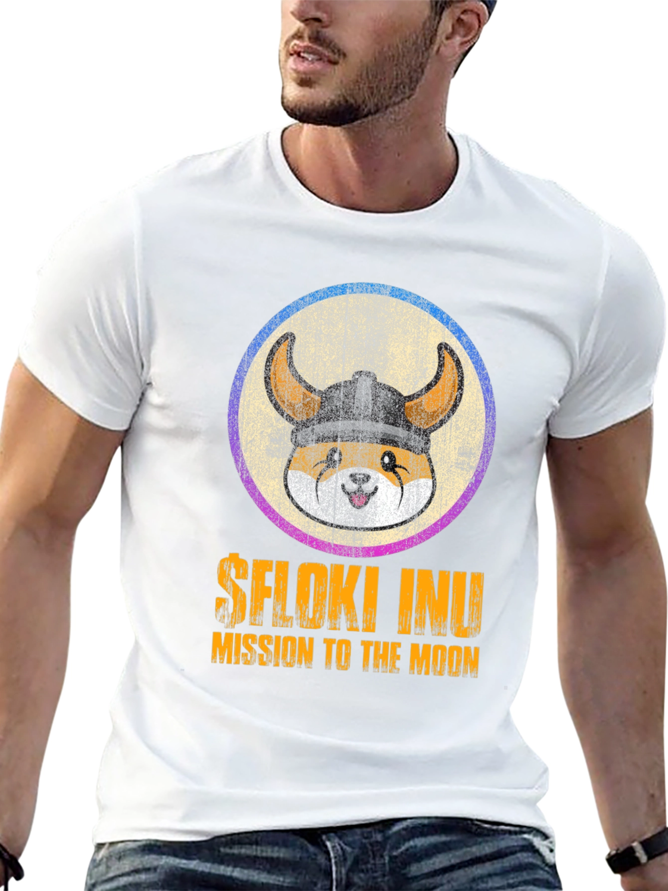 $Floki Inu Mission to the Moon Graphic T-Shirt