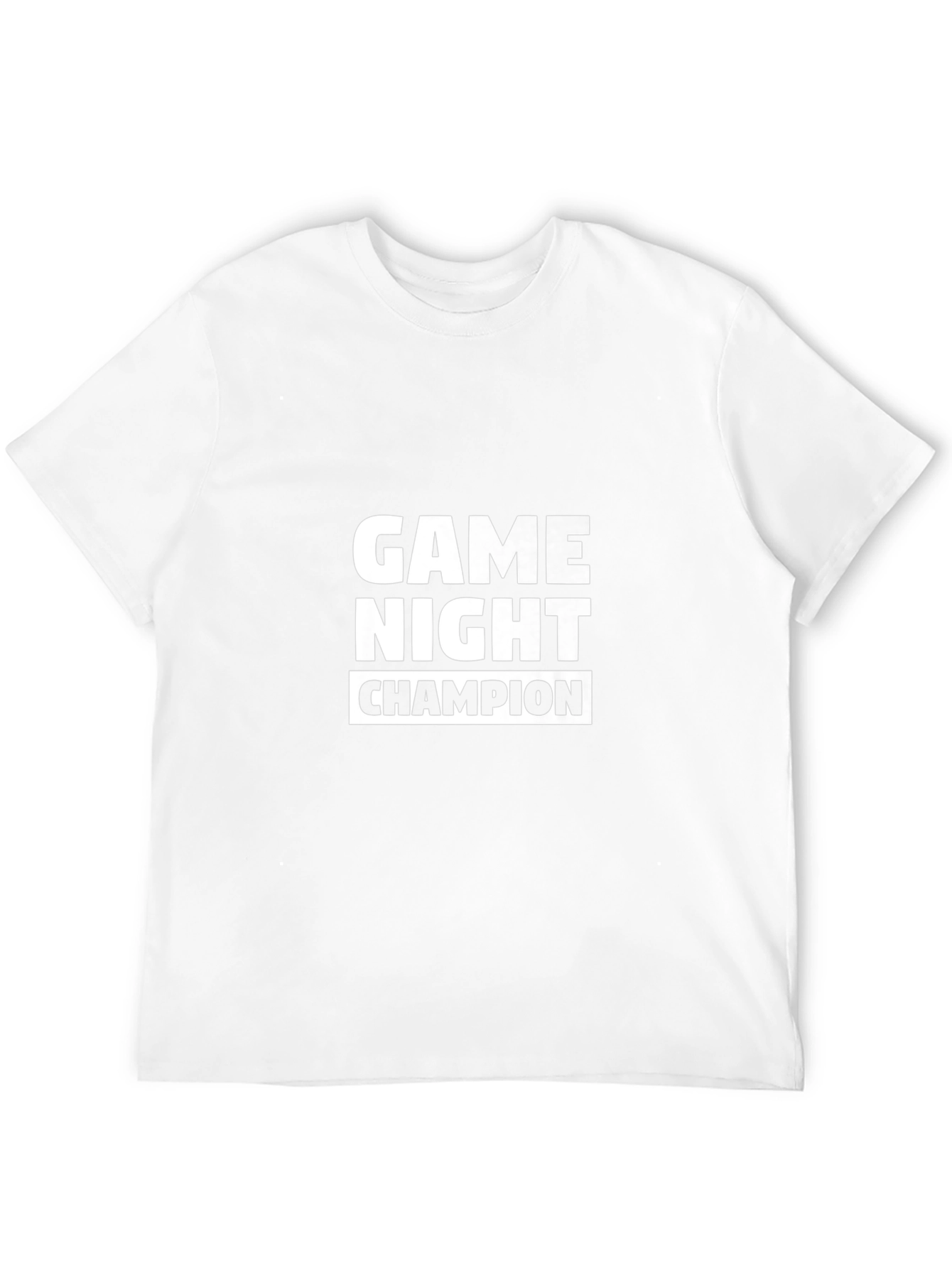Game Night Champion Black T-Shirt