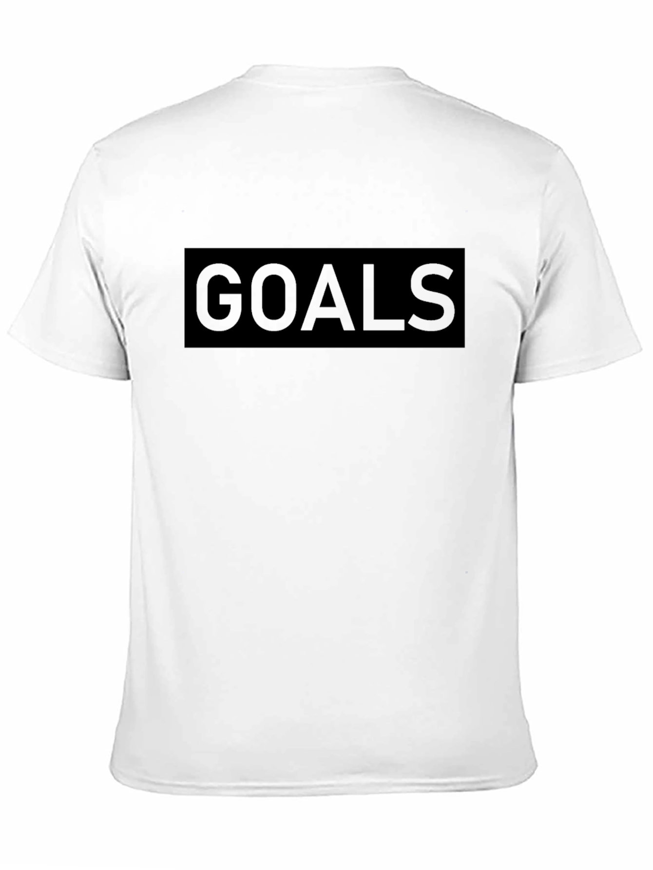 Goals Black Graphic Tee Shirt