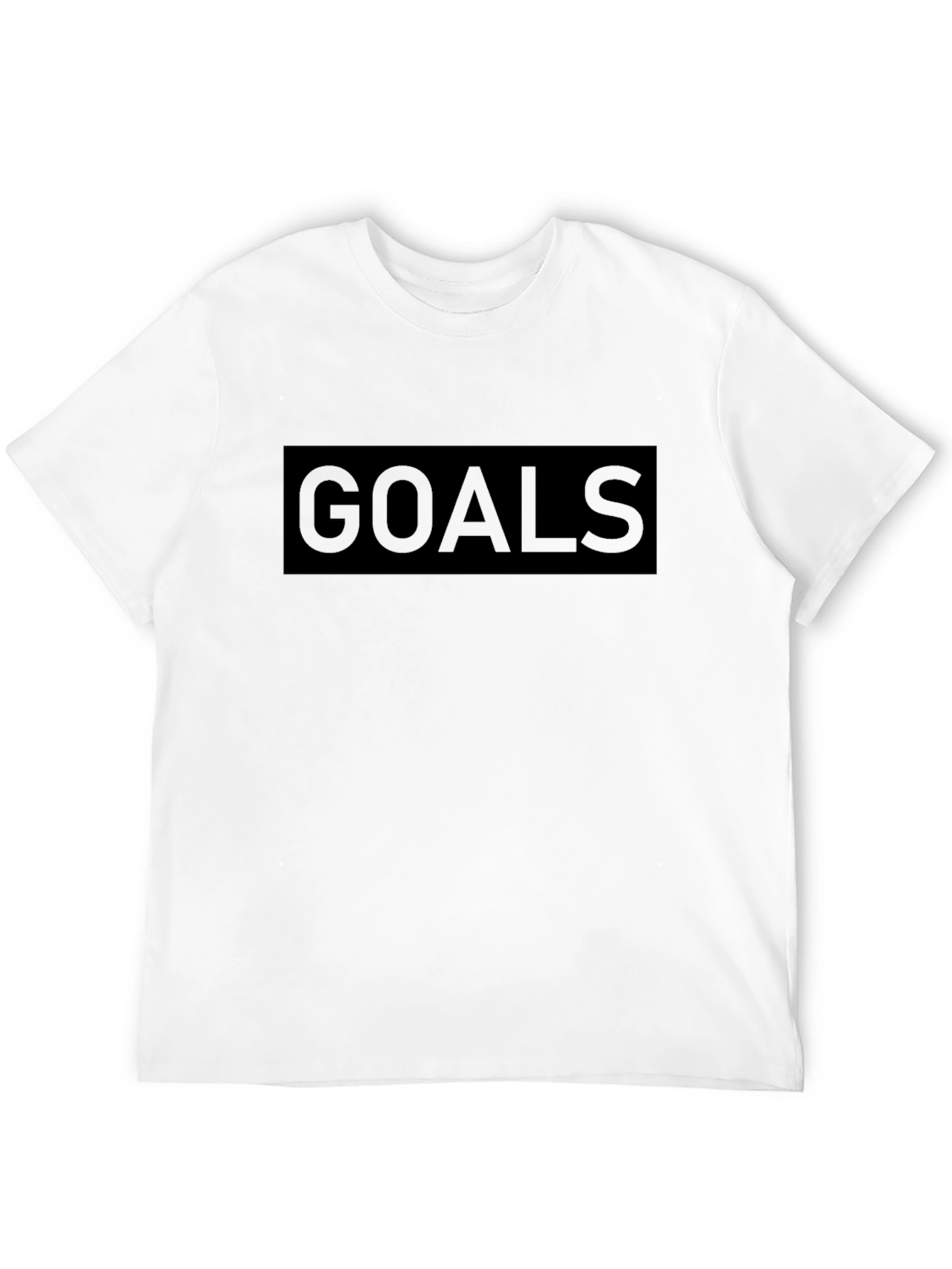 Goals Black Graphic Tee Shirt