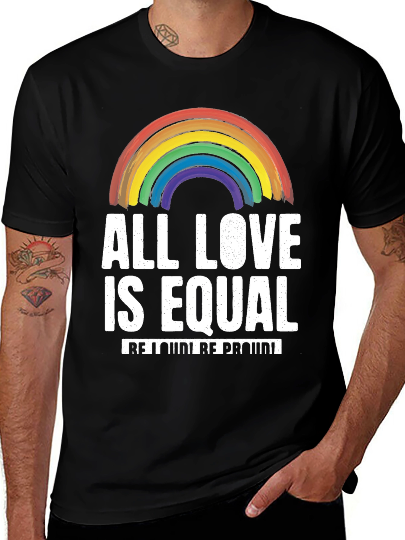 All Love is Equal Rainbow Pride T-Shirt