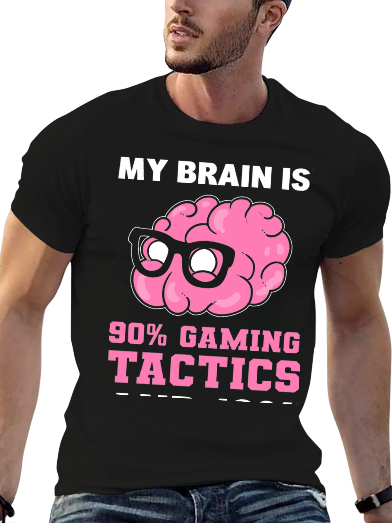 Gaming Tactics Brain T-Shirt