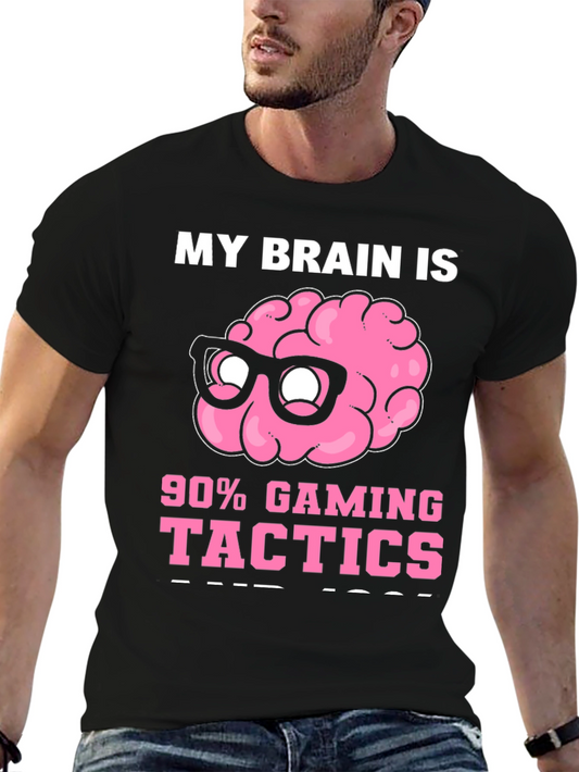 Gaming Tactics Brain T-Shirt