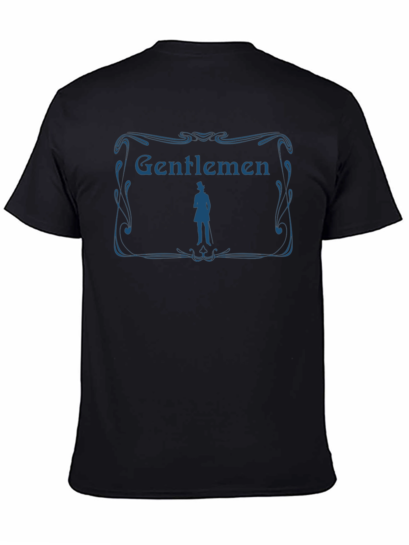 Gentlemen Graphic Print Crew Neck T-Shirt