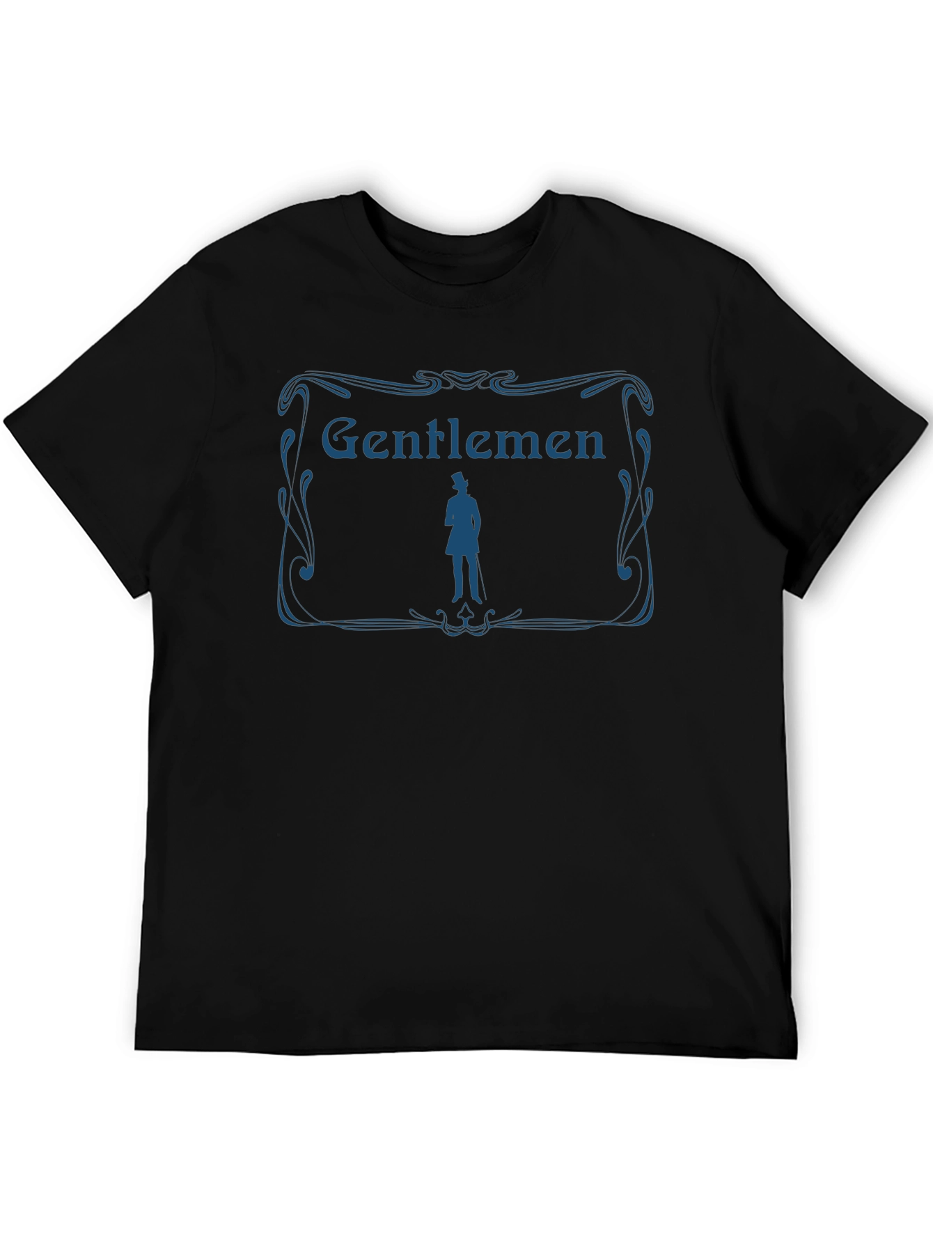 Gentlemen Graphic Print Crew Neck T-Shirt
