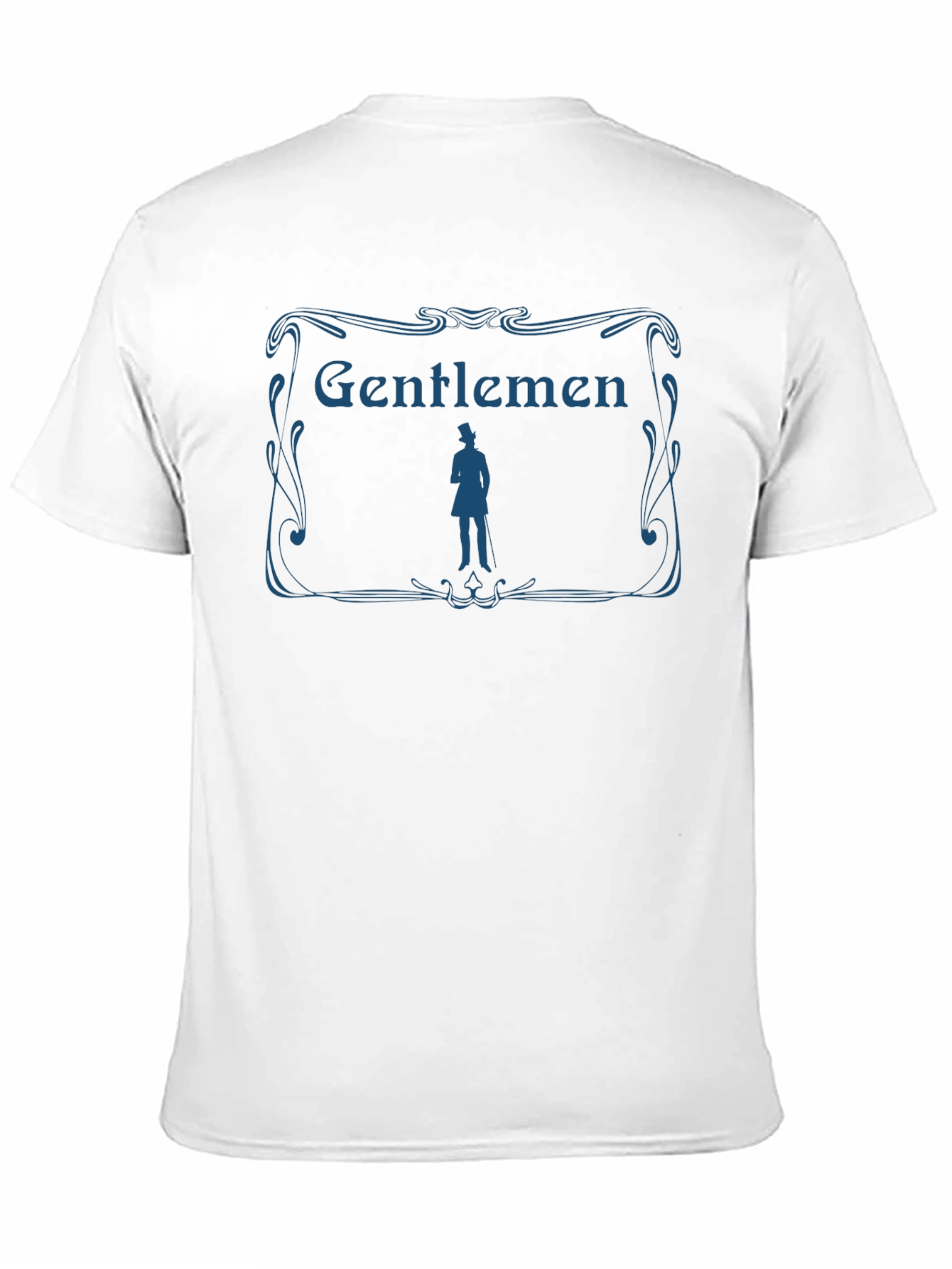 Gentlemen Graphic Print Crew Neck T-Shirt