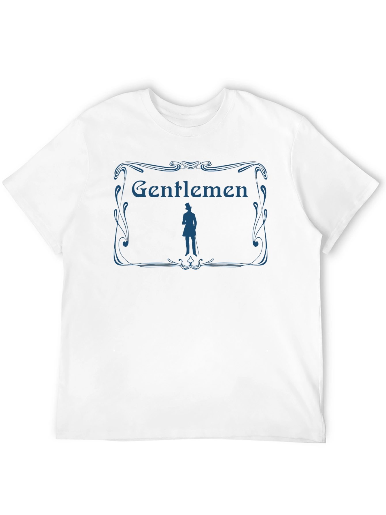 Gentlemen Graphic Print Crew Neck T-Shirt