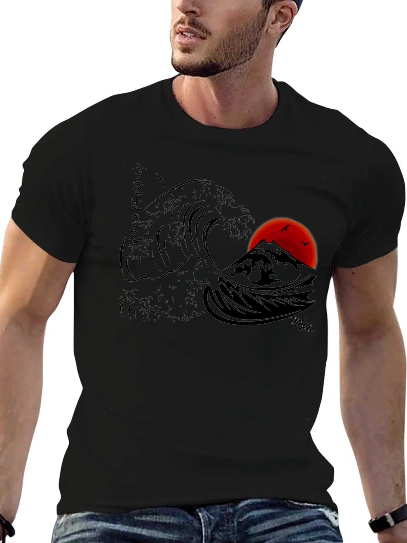 Great Wave T-Shirt Japanese Art Tee