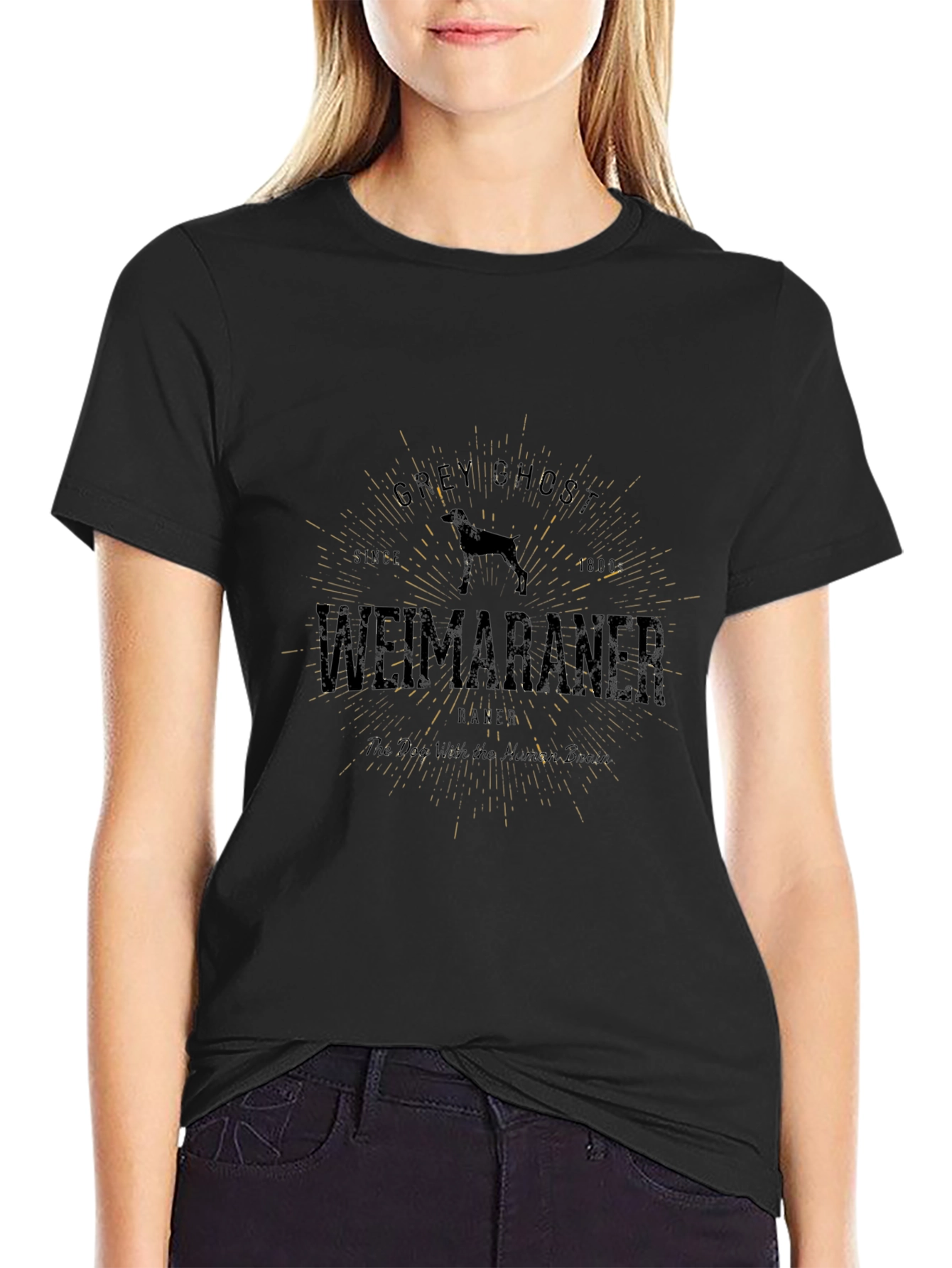 Grey Ghost Weimaraner T-Shirt - Classic Style