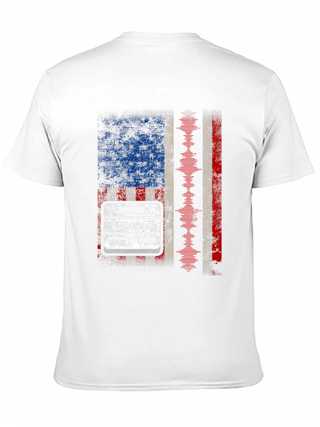 American Flag DJ Mixer T-Shirt