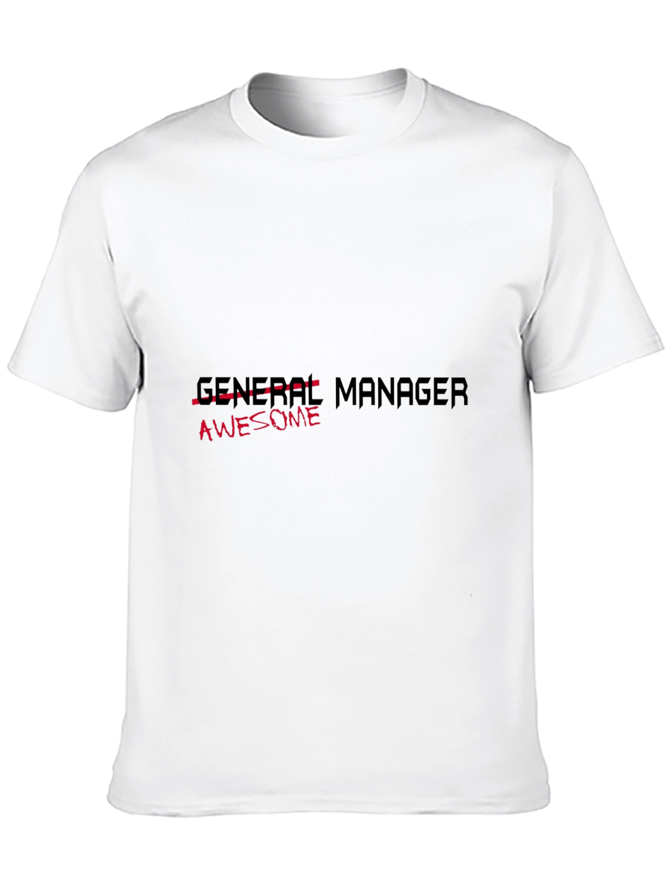 Awesome General Manager Black T-Shirt