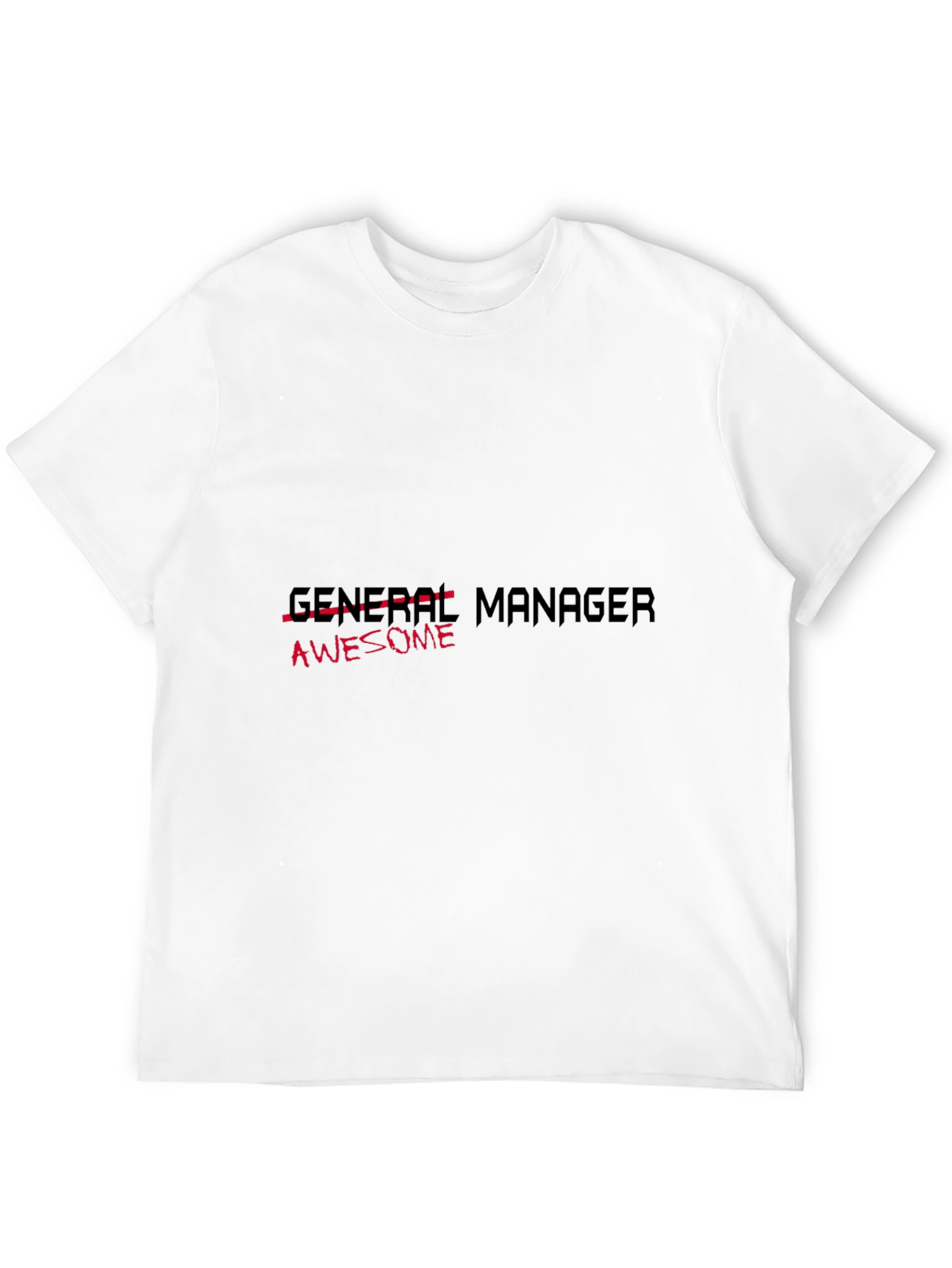 Awesome General Manager Black T-Shirt